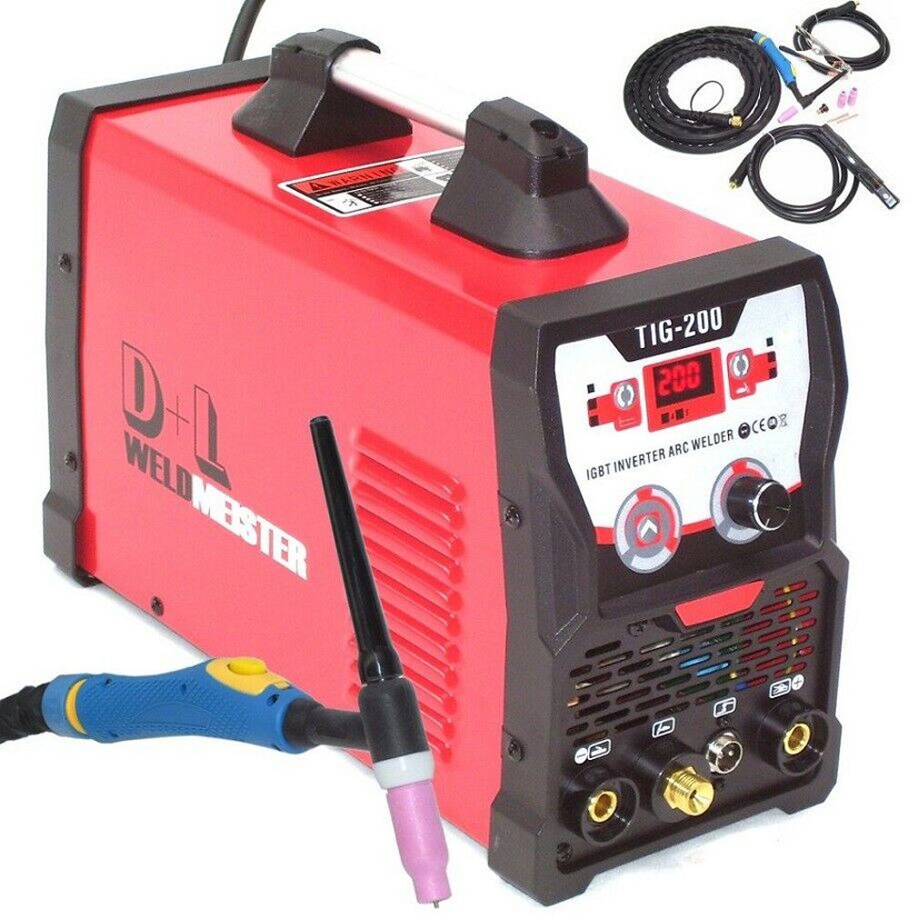 Apex Inverterschweißgerät SCHWEIßGERÄT WIG 200 DC HF IGBT WIG INVERTER MMA E-HAND
