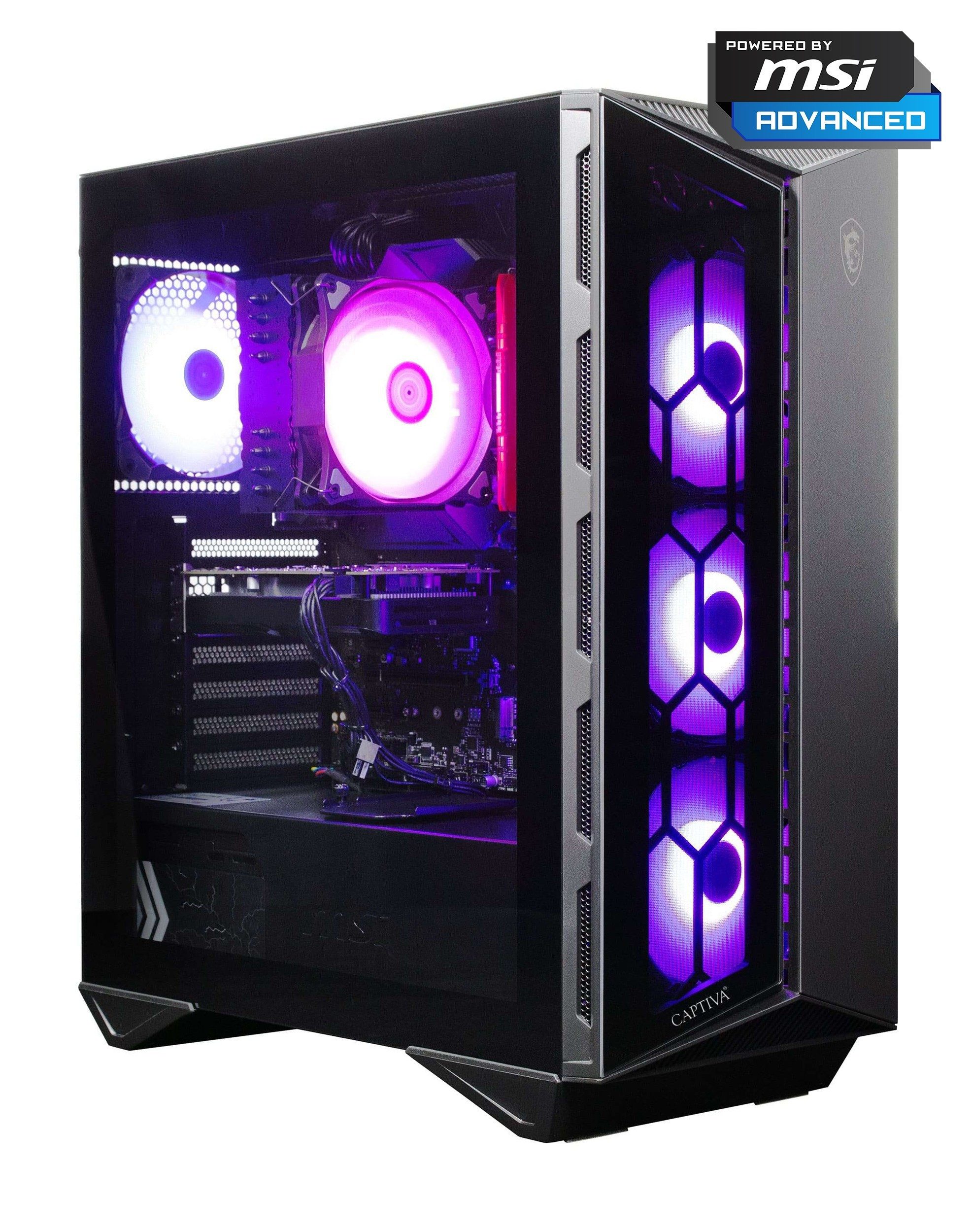CAPTIVA Highend Gaming I10-0015 PC (Intel Ultra 7 265KF, MSI GeForce® RTX™ 5070, 32 GB RAM, 1000 GB SSD, Wasserkühlung, WLAN, Windows 11 Home)