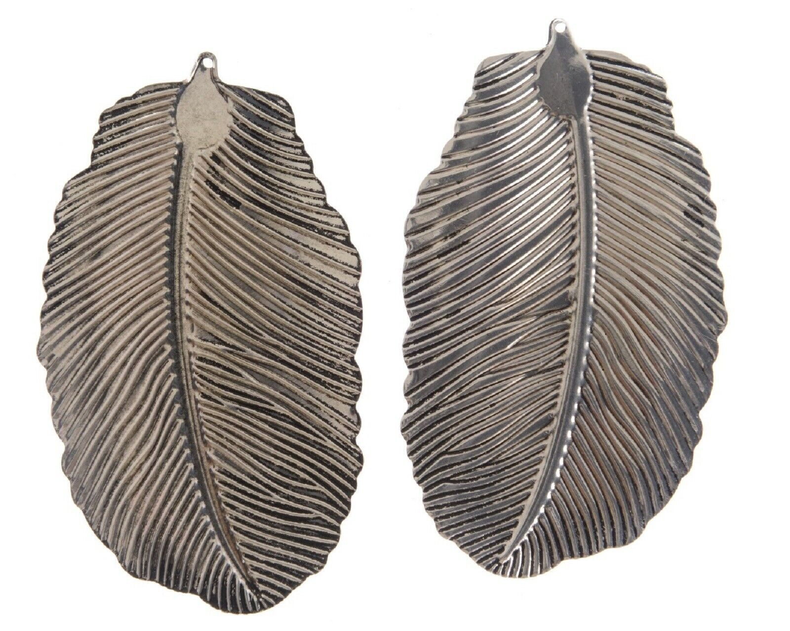 Kaemingk Hängedekoration Feder Metallfeder Hänger Baumdeko Fensterdeko 2 er günstig online kaufen