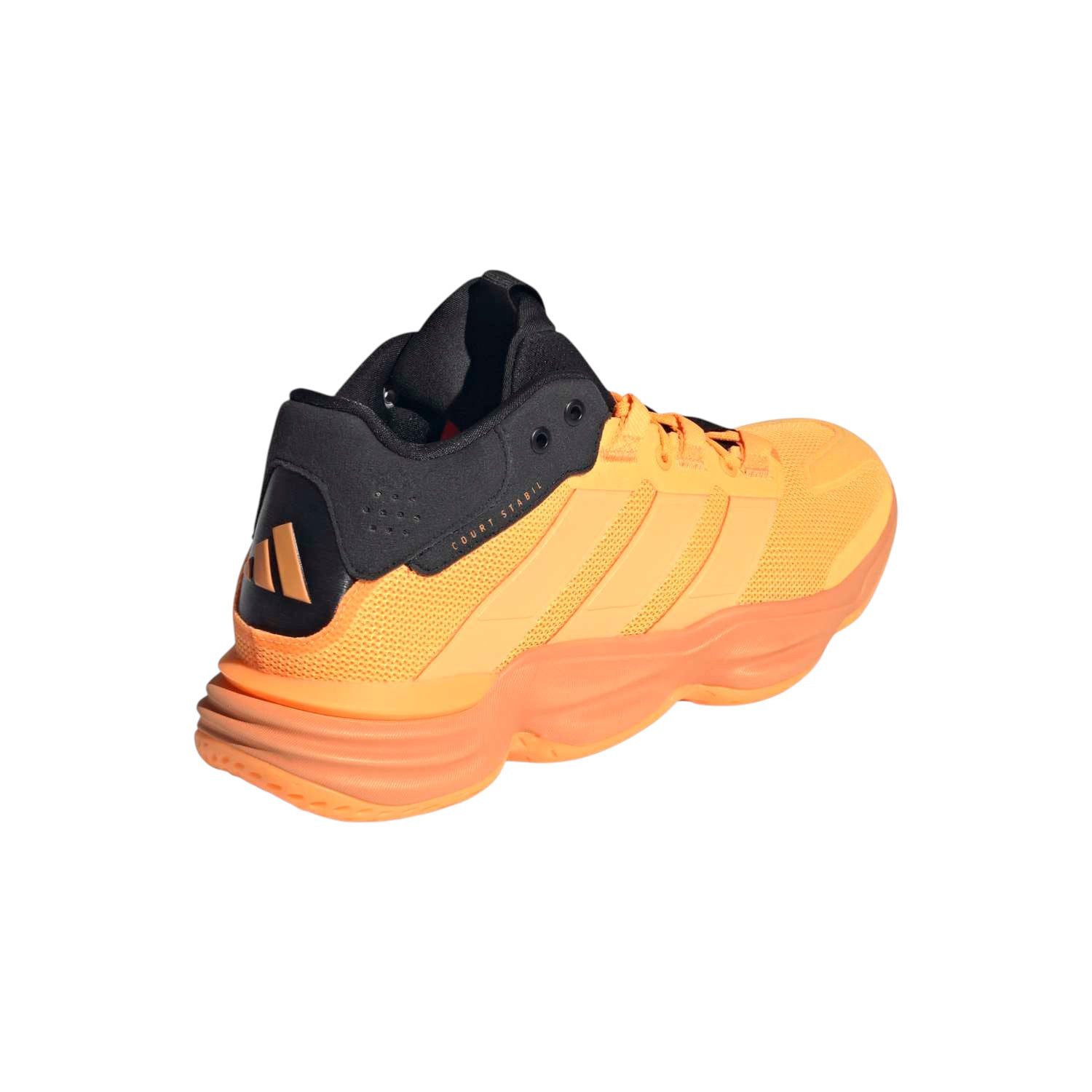 adidas Performance Hallen-Indoorschuhe Courtstabil (Basketball) orange/schwarz Herren Badmintonschuh