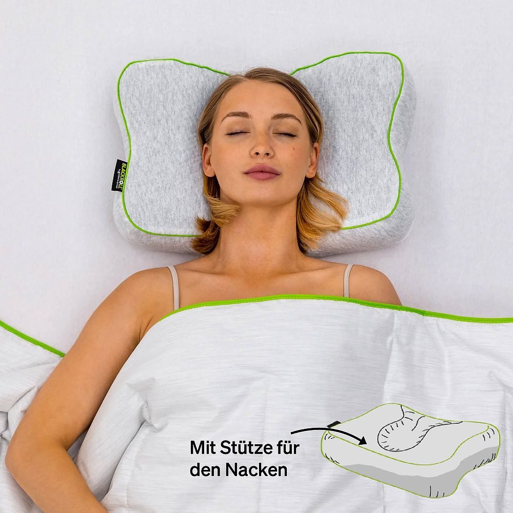Blackroll Lagerungskissen Kopfkissen Recovery Pillow, Aus Memory-Schaum für ergonomischen Komfort