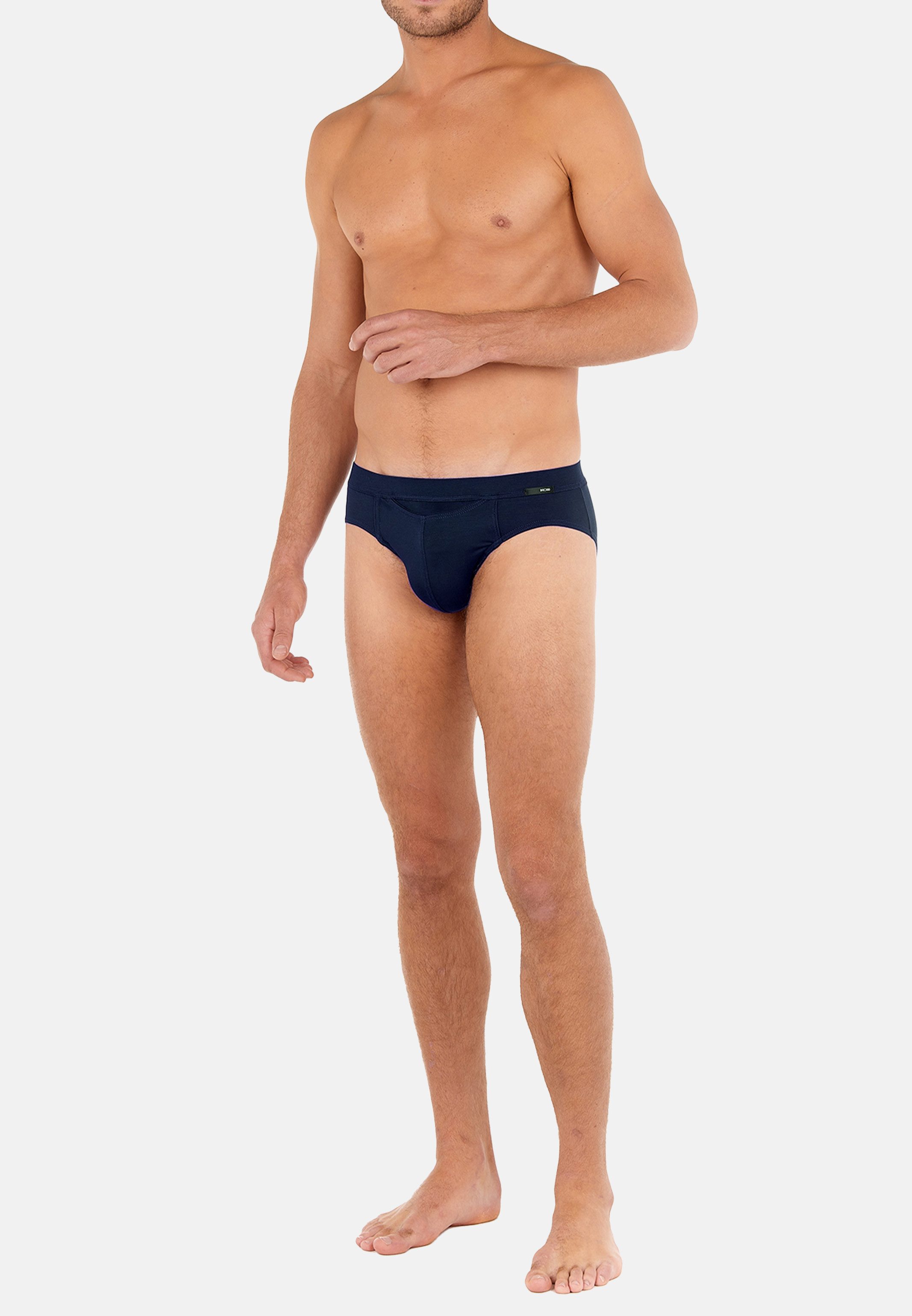 Hom Slip 2er Pack TENCEL™ Soft HO1 (Spar-Set, 2-St) Mini Slip / Unterhose - mit Eingriff - Blickdicht