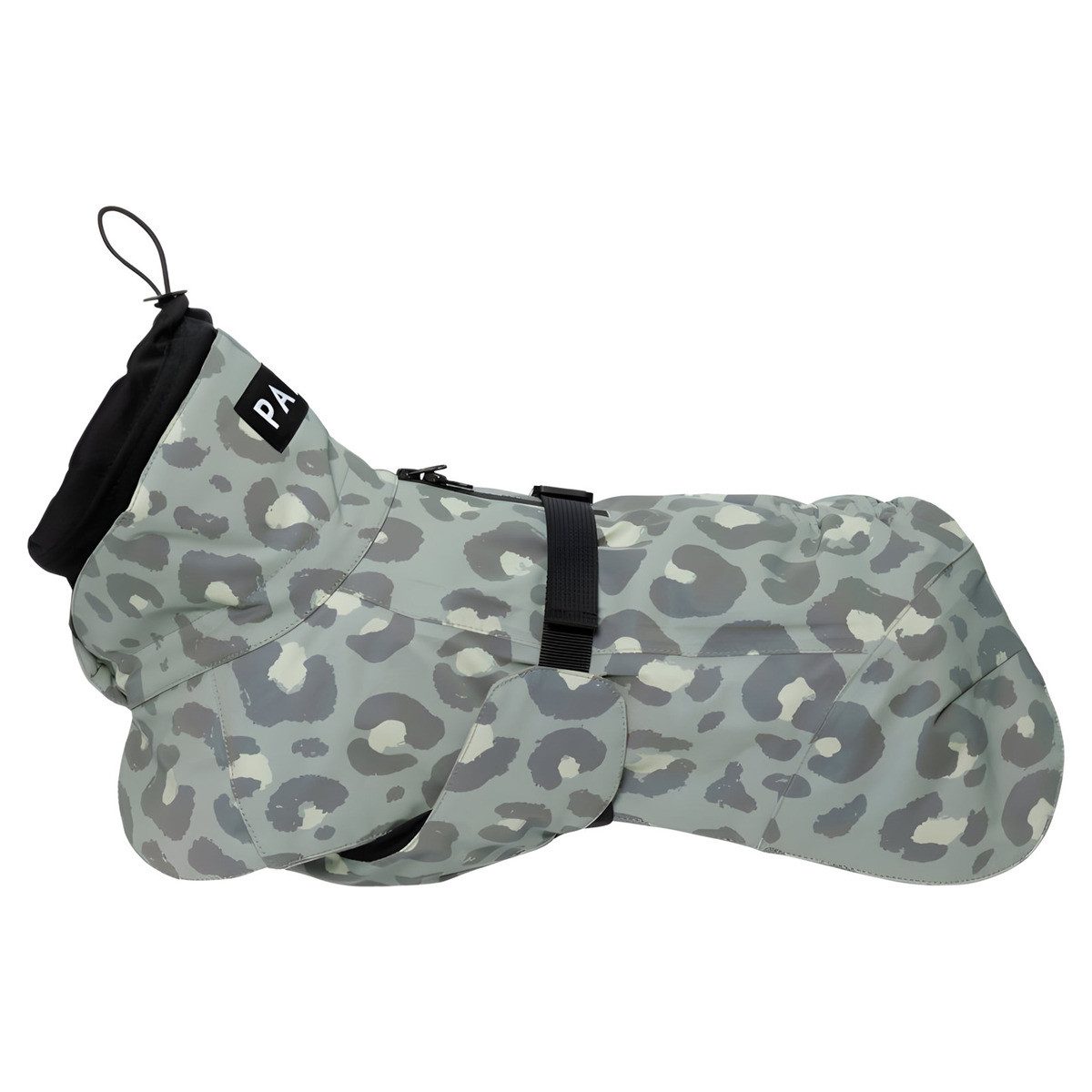 PAIKKA Hunderegenmantel Hunde Regenmantel reflektierend "Visibility Raincoat" green leo