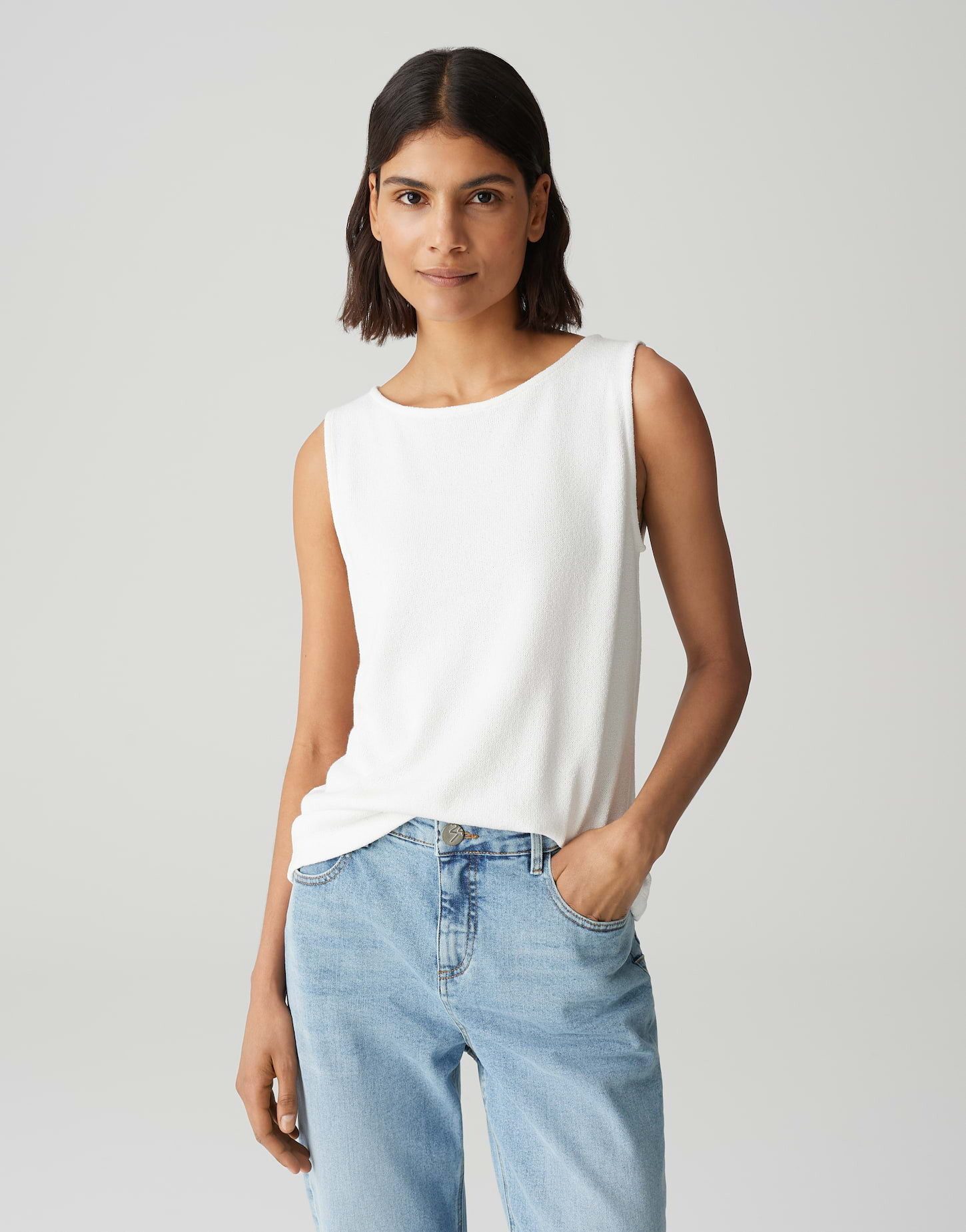 OPUS Shirttop ILONKA Loose in edler Strickoptik