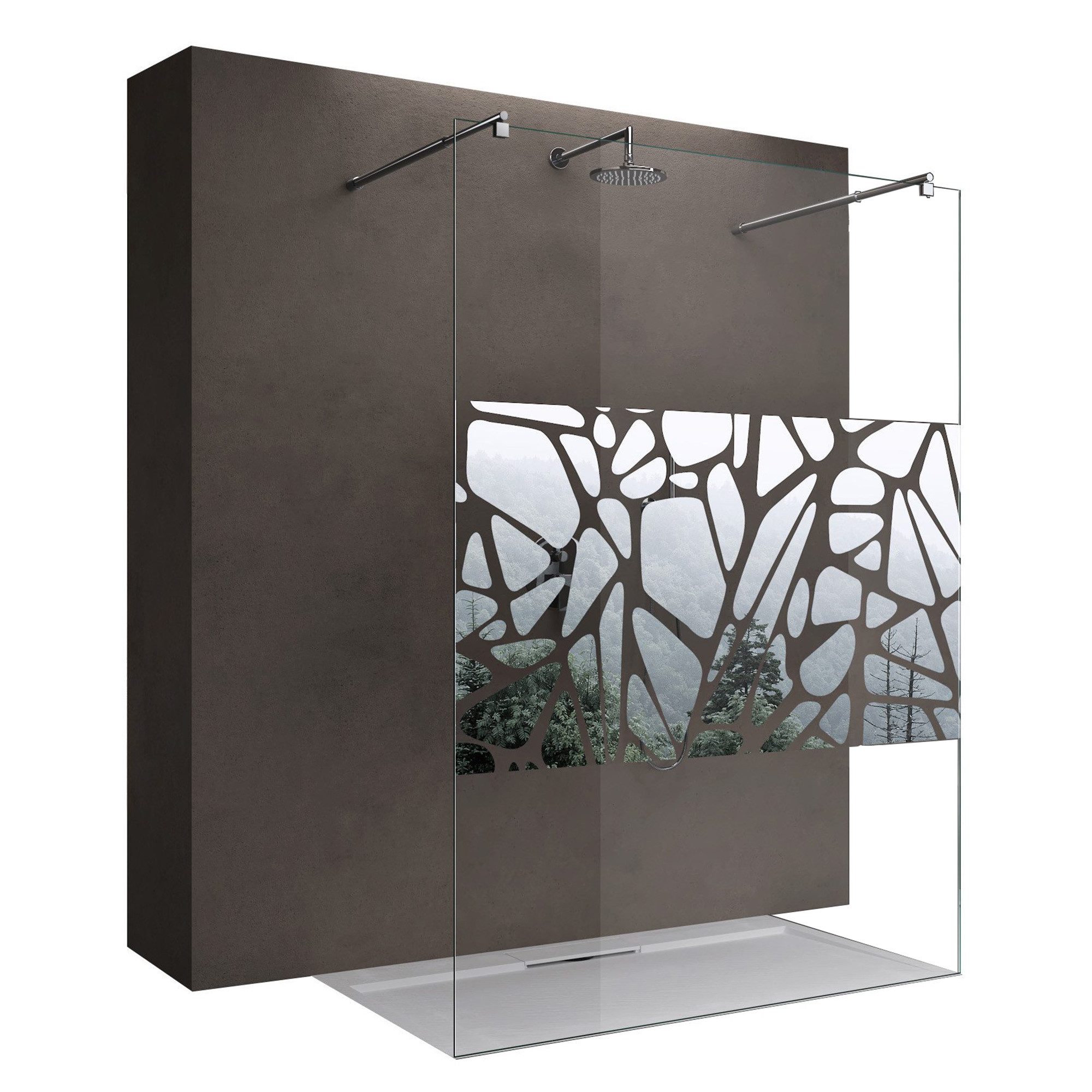 doporro Walk-in-Dusche Duschwand Duschtrennwand Walk-In Dusche günstig online kaufen