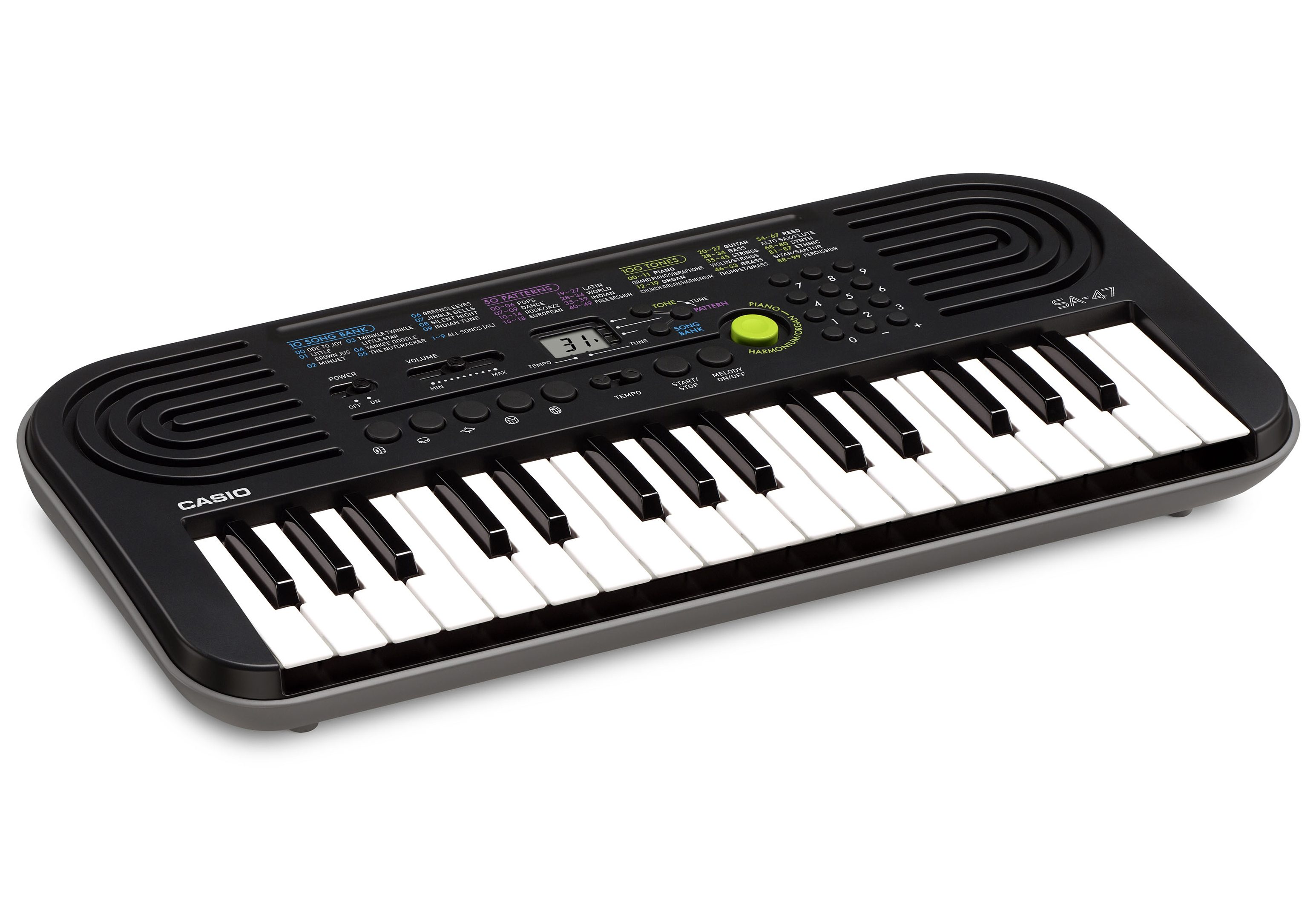 CASIO Keyboard »Mini-Keyboard SA47«, mit praktischem Umschaltknopf ...