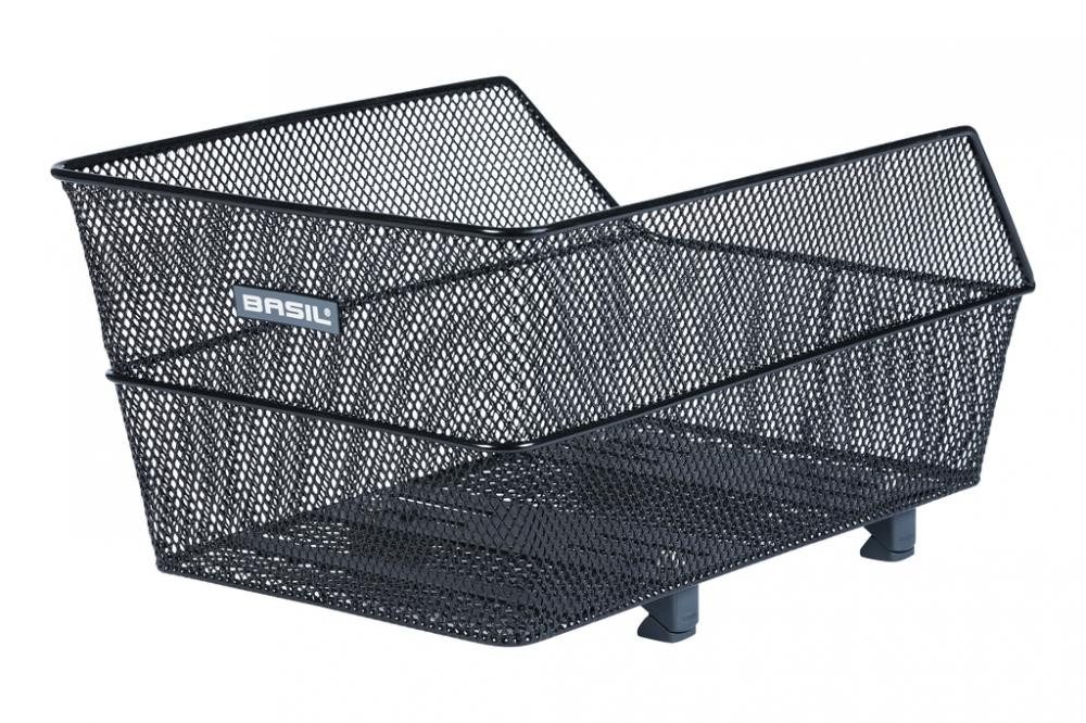 Basil Fahrradkorb Basil Cento Gepäckträgerkorb Multi System NX schwarz - Stahlkorb 39x24