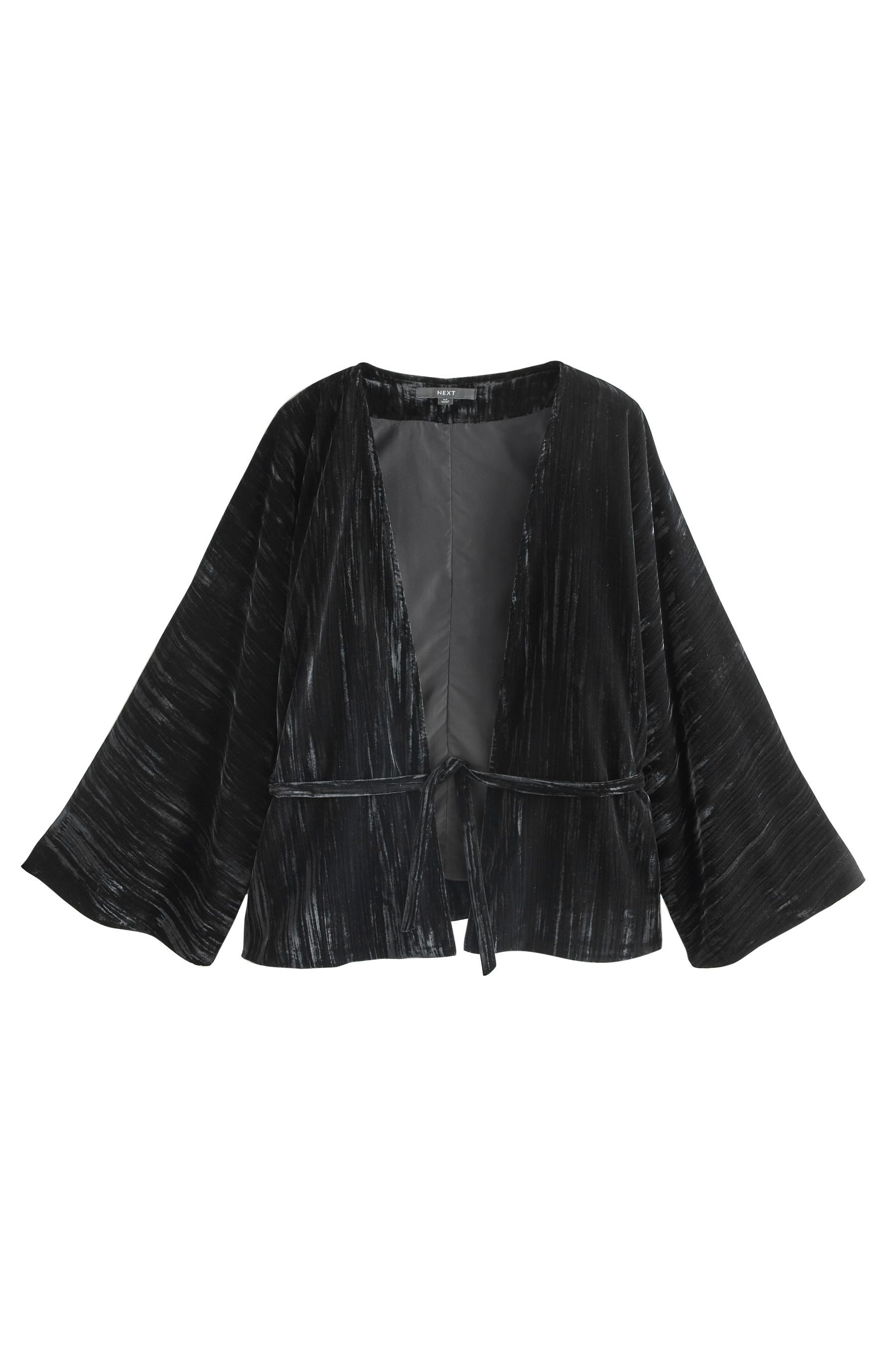 Next Langjacke Taillierte Jacke aus Samt mit Stickereien (1-St) günstig online kaufen