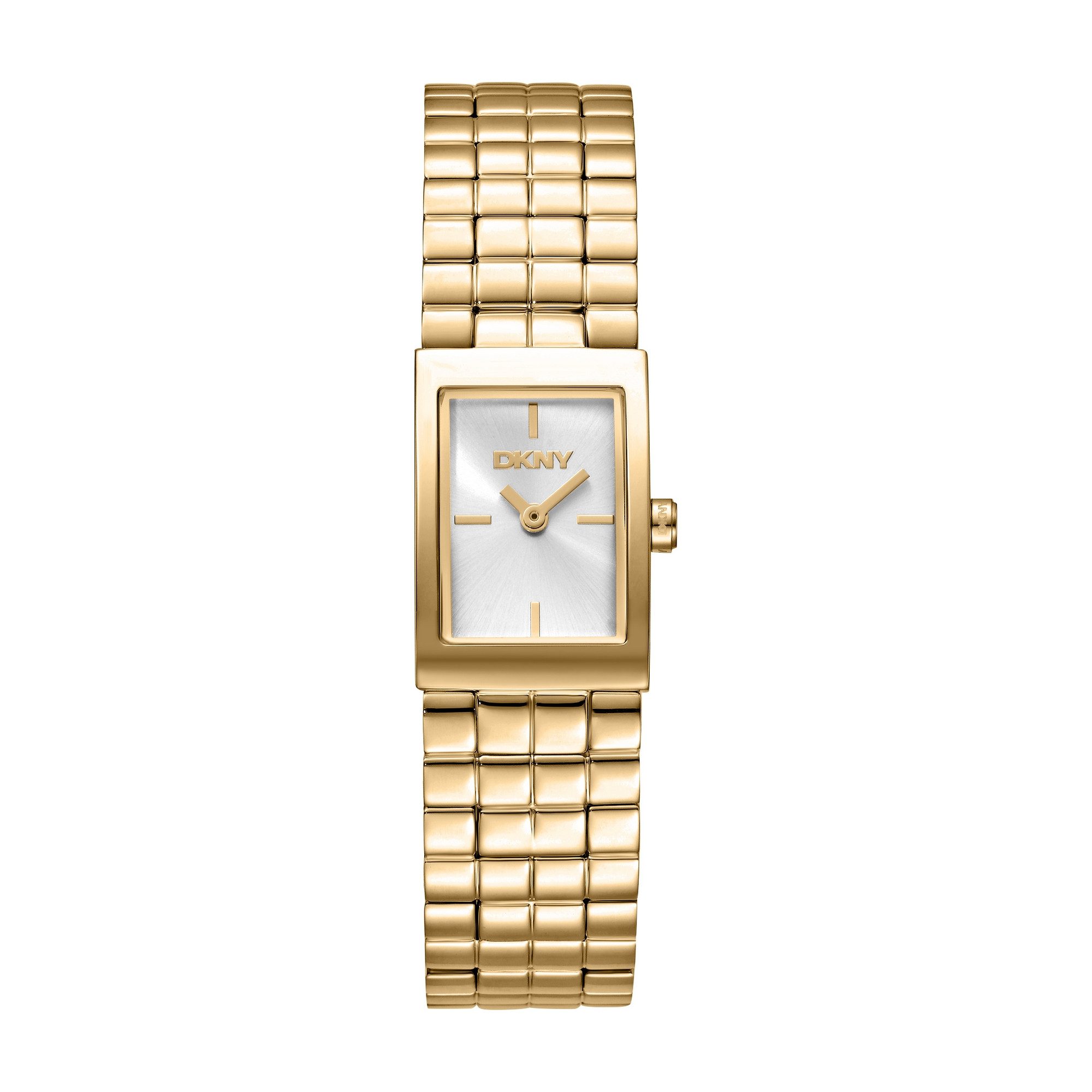 DKNY Quarzuhr Signature square Watch DK1L172M0035, Armbanduhr, Damenuhr, Edelstahlarmband, analog