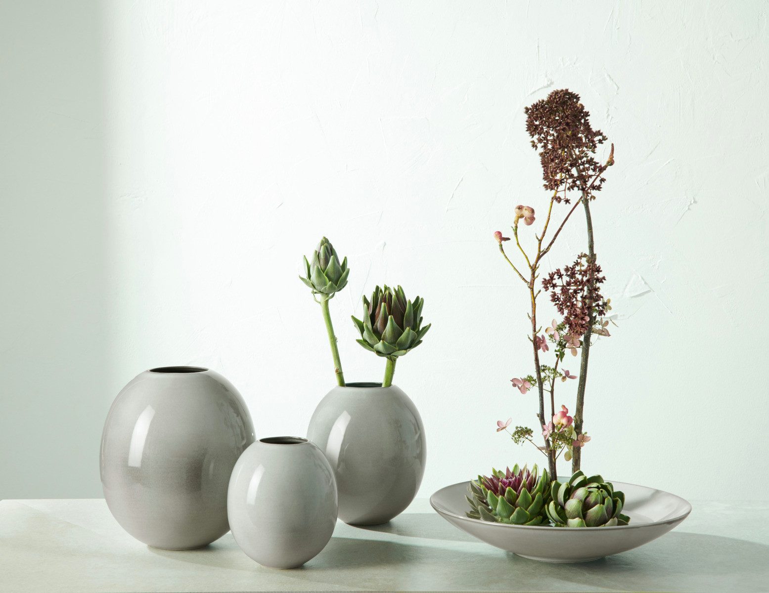 ASA SELECTION Dekovase tamago Vase eggshell 15cm (Vasen), Wohnaccessoires