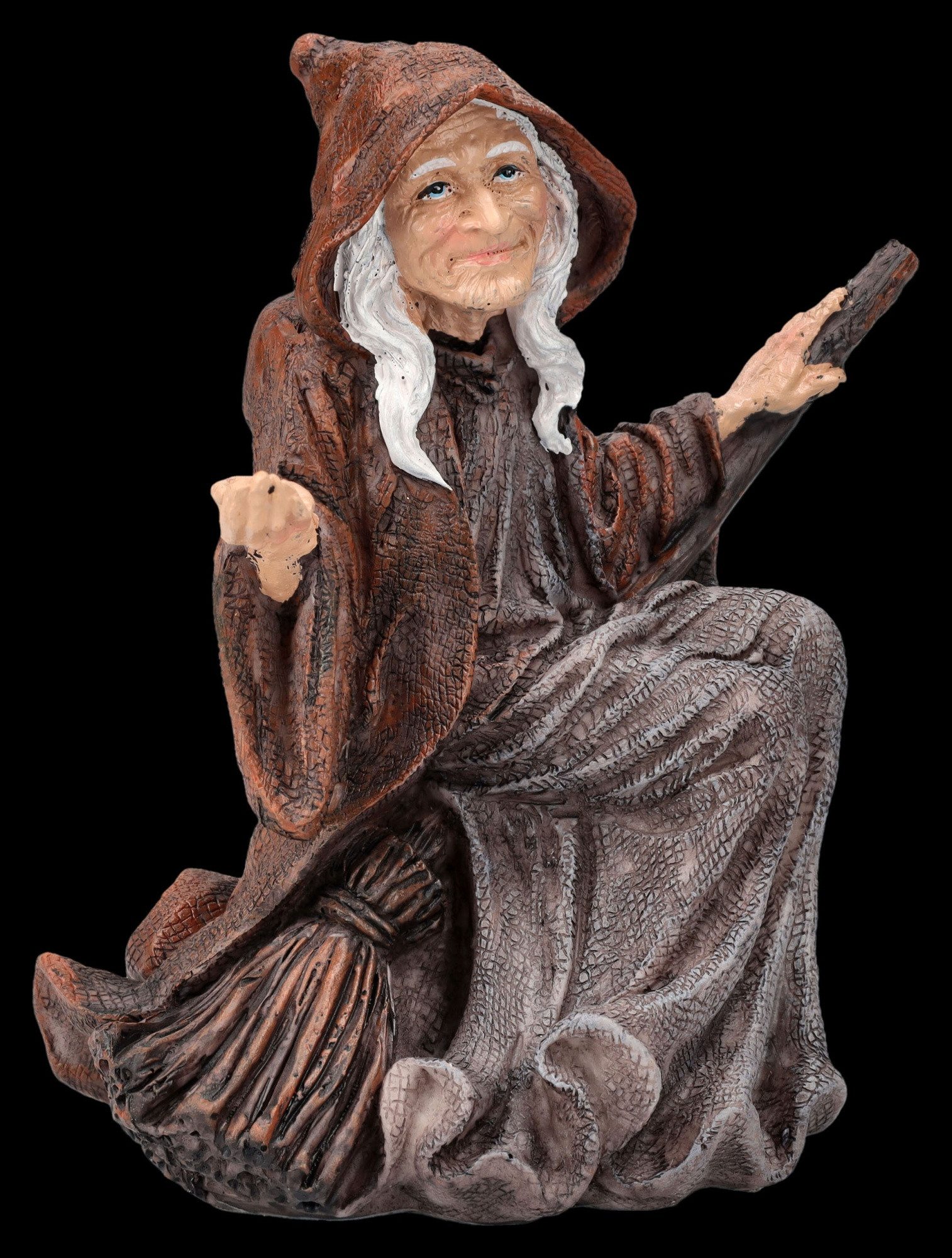 Figuren Shop GmbH Dekofigur Hexenfigur - Lorelei - magische Dekoration Zauberin Hexe Dekofigur