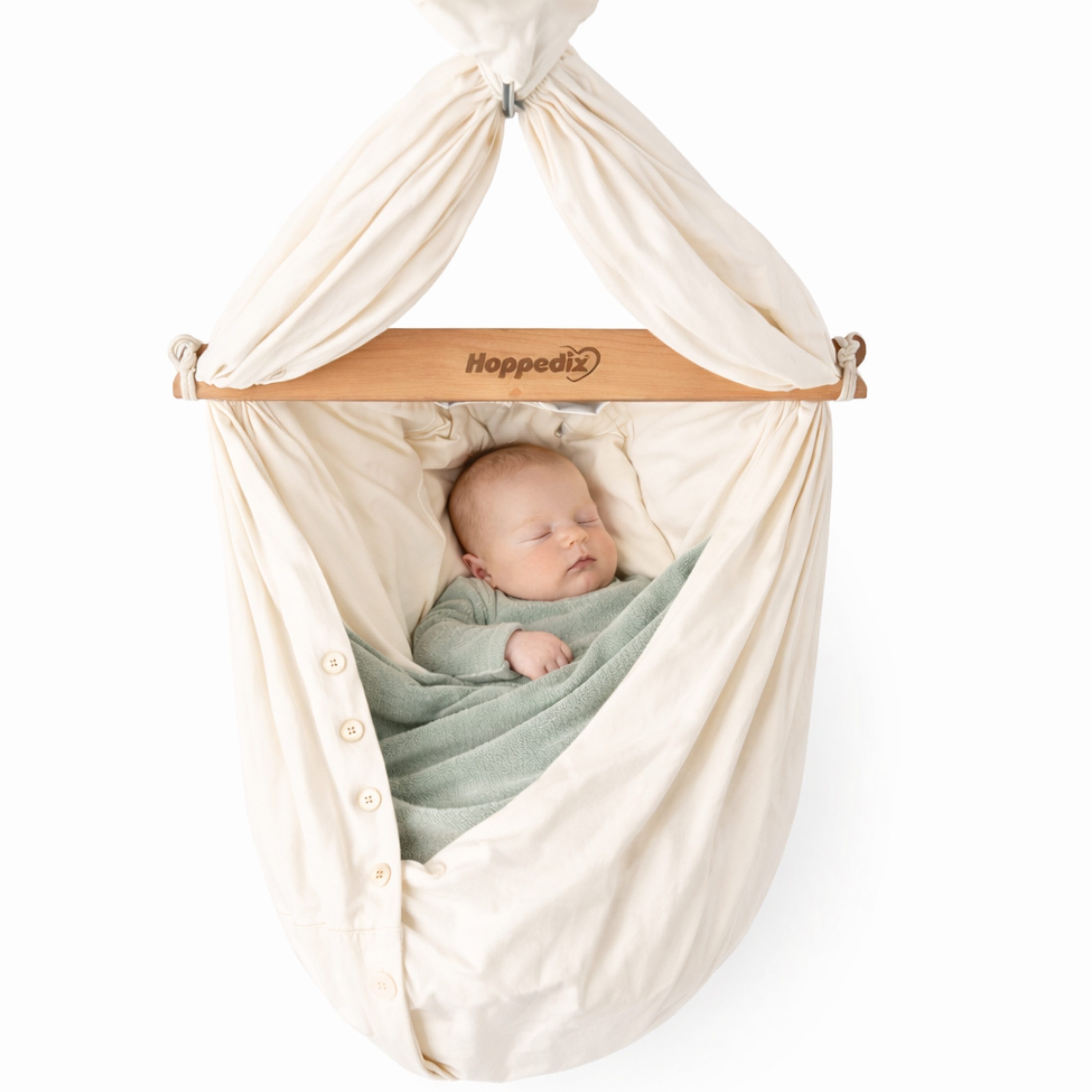 Hoppediz Federwippe Komplett-Set Baby-Federwiege