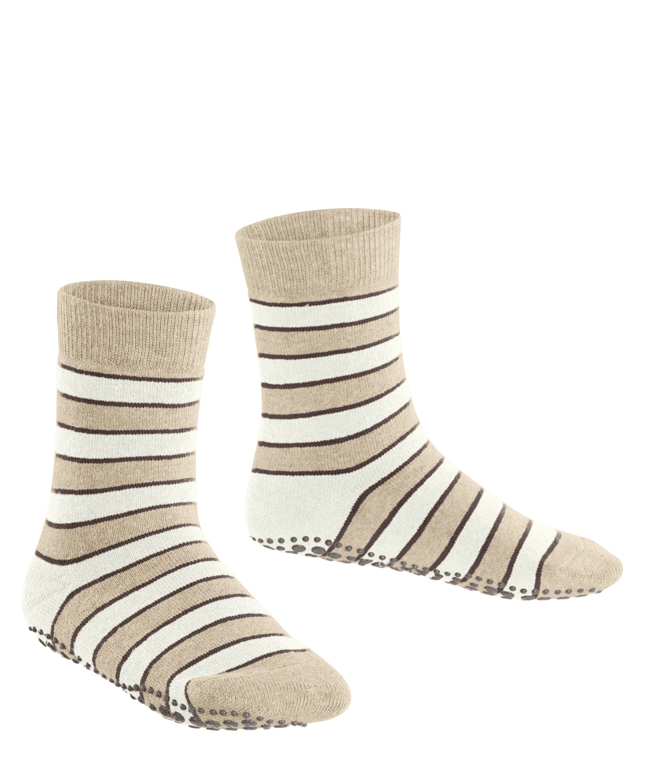 FALKE (4650) sand Stripes (1-Paar) Socken mel. Simple
