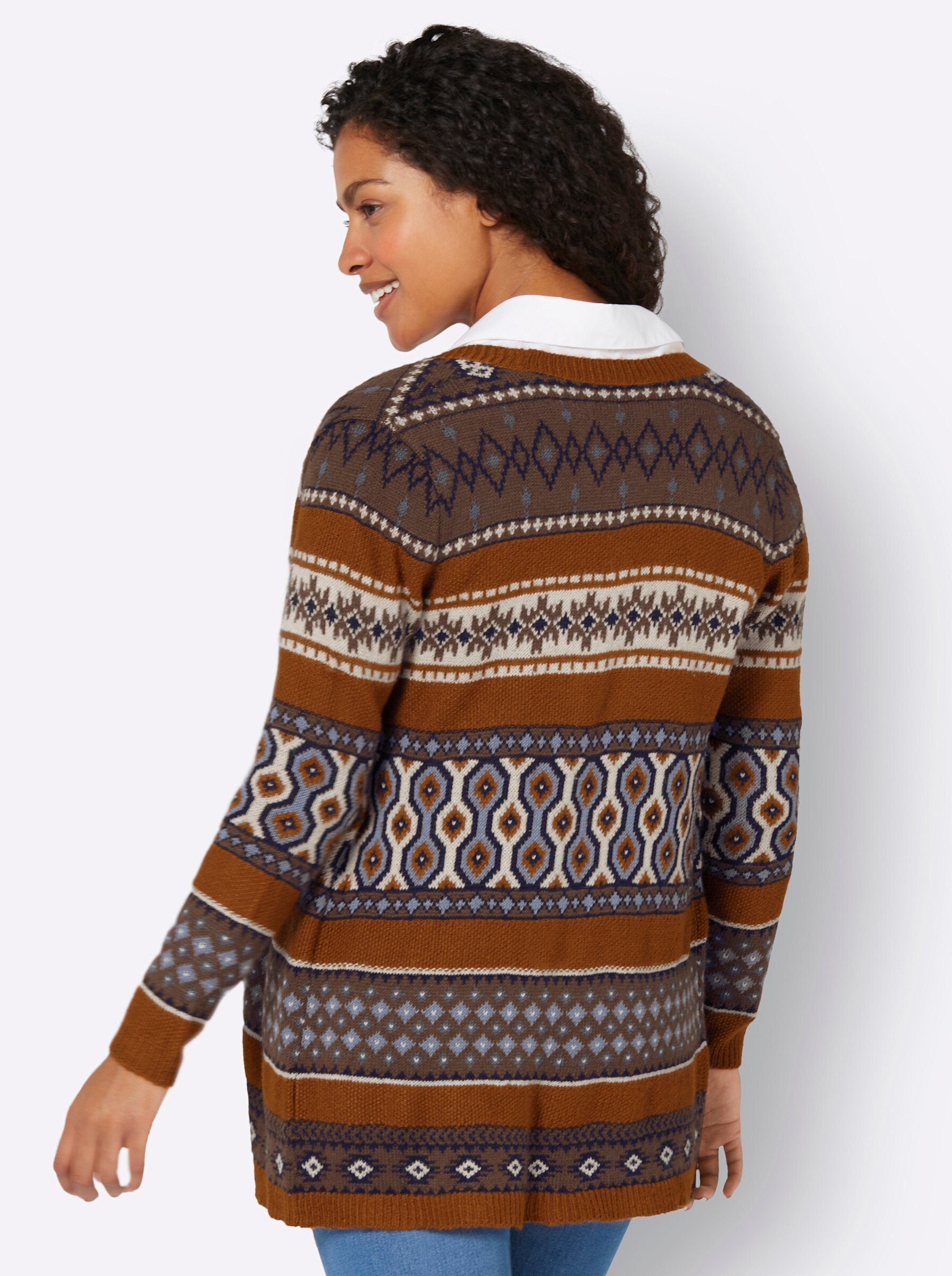 Witt Strickjacke Jacquard-Strickjacke günstig online kaufen