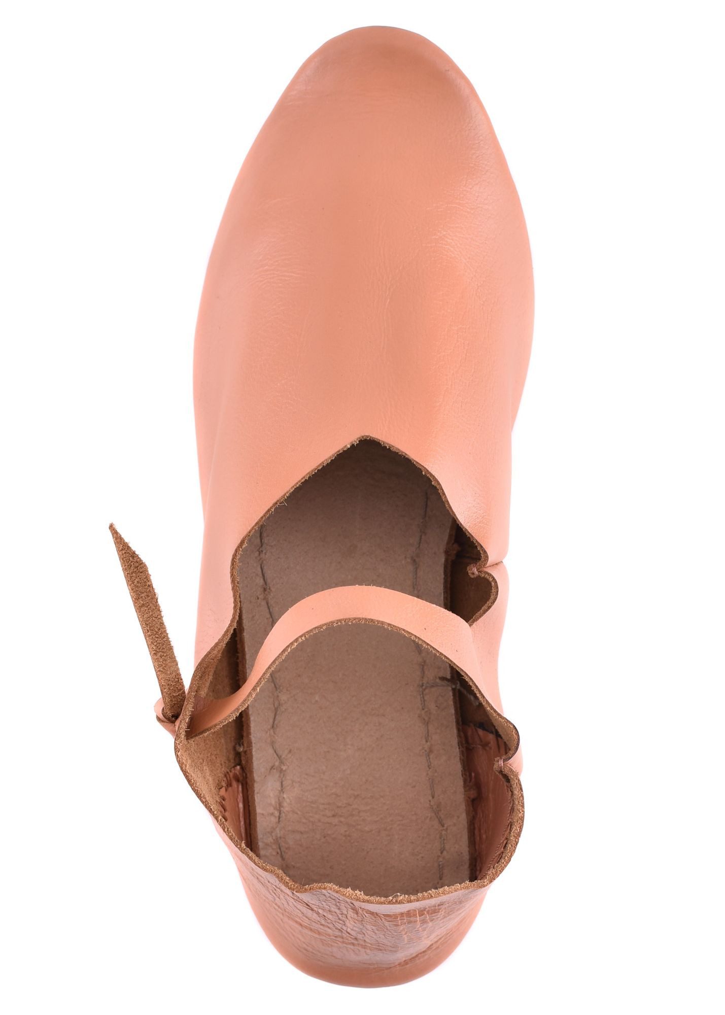Battle Merchant Kostüm Riemenschuhe, seitliche Schnürung, wendegenäht, Gr. 37