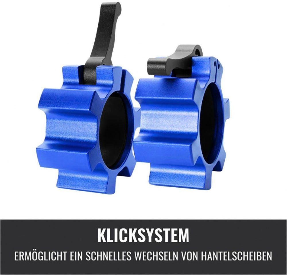 blau GORILLA 50/51 mm Hantelstangen-Schnellverschluss Hantelstangenverschluss SPORTS