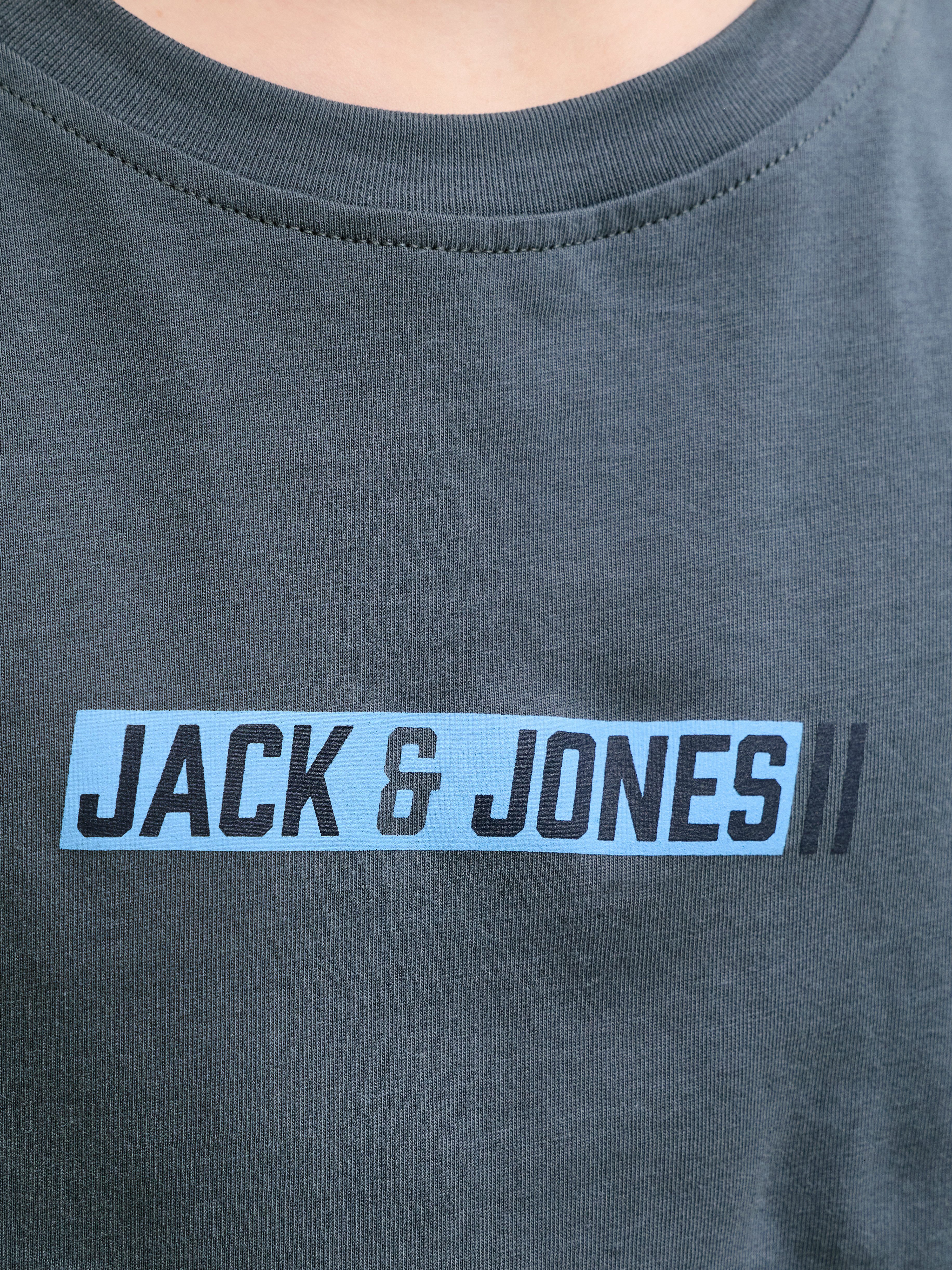Jack & Jones Junior T-Shirt JJMUNK TEE SS CREW NECK SN JNR Baumwolle, regular fit – Bild 2 von 5