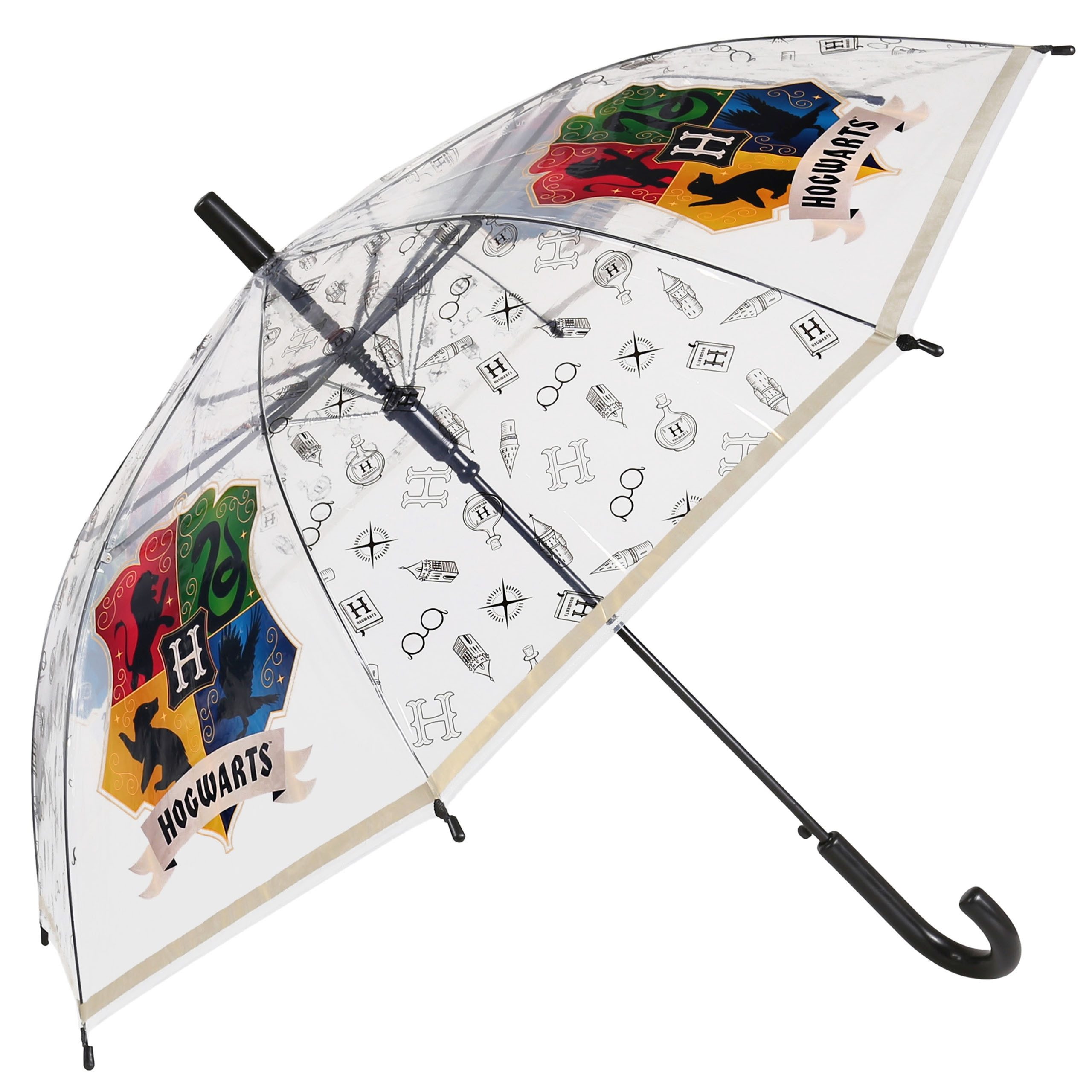 Harry Potter Taschenregenschirm Harry Potter HOGWARTS Kinderregenschirm, transparent, Auto