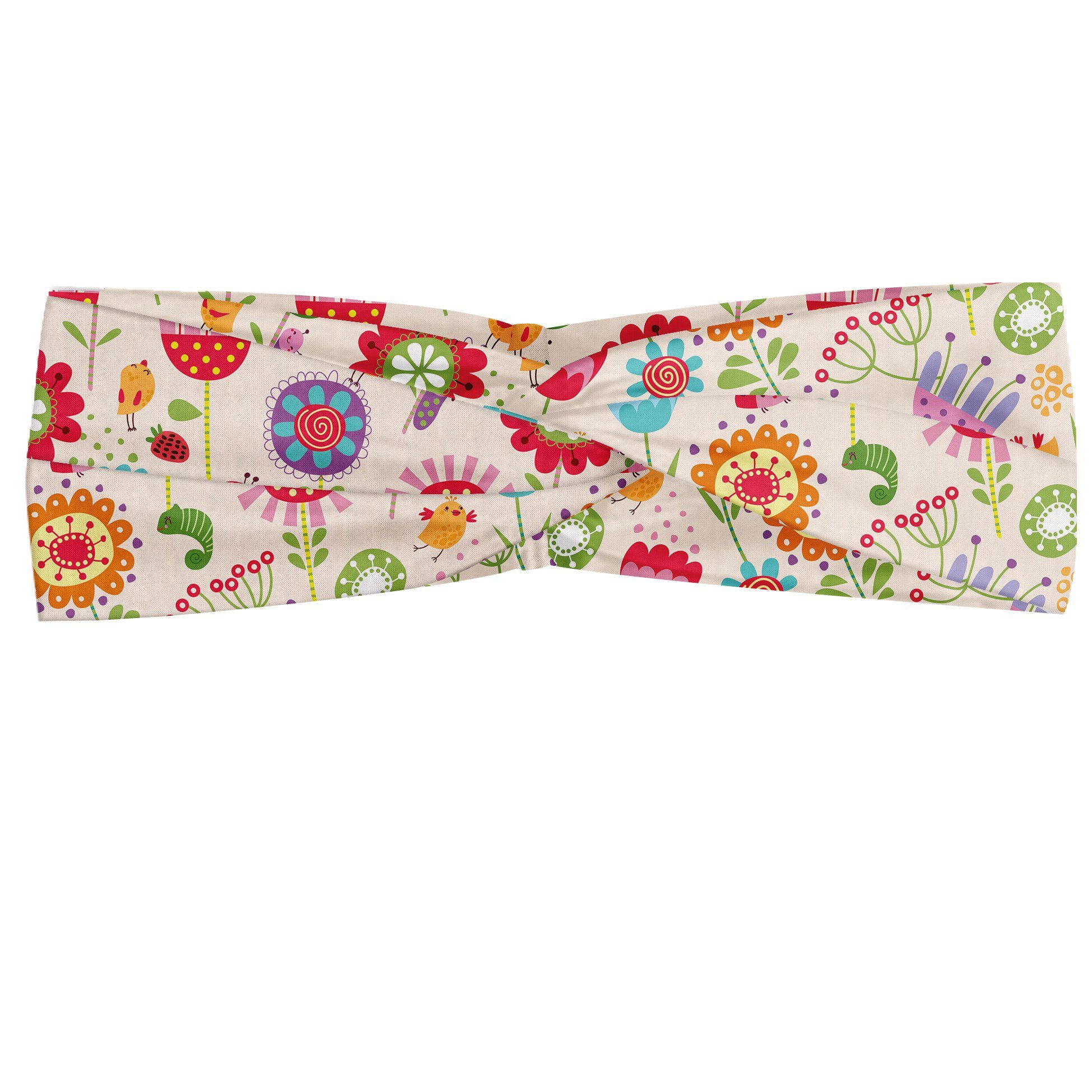 Abakuhaus Stirnband Elastisch Blumen Angenehme Marienkäfer Strawberry alltags Vogel und accessories