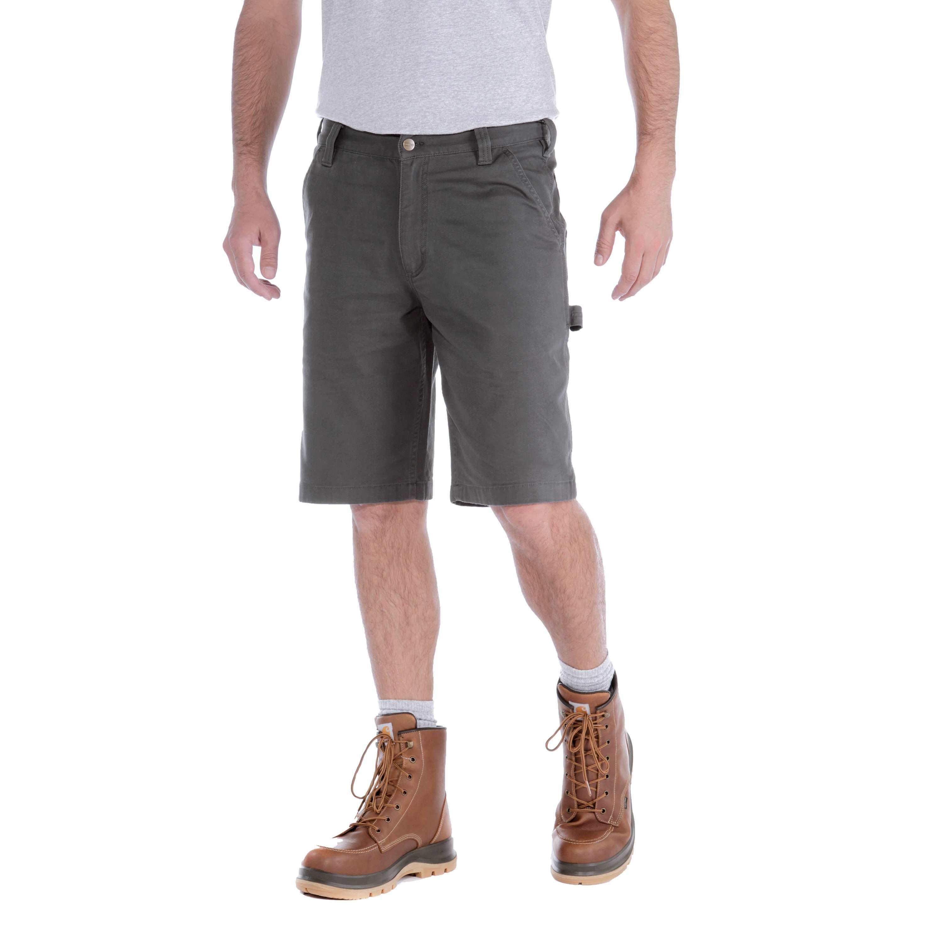 Carhartt Arbeitsshorts RIGBY DUNGAREE (1-tlg) Hammerschlaufe am linken Bein