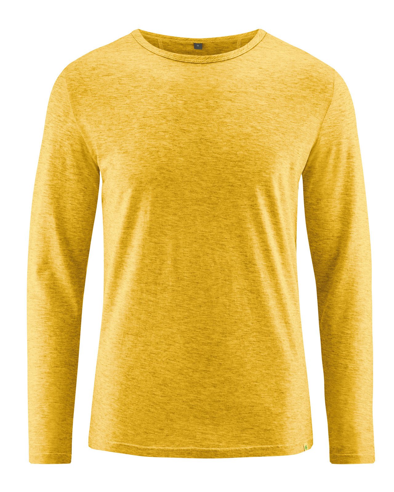 HempAge Langarmshirt Langarmshirt Herren mit Yakwolle Hanf/Biobaumwolle Normal Fit