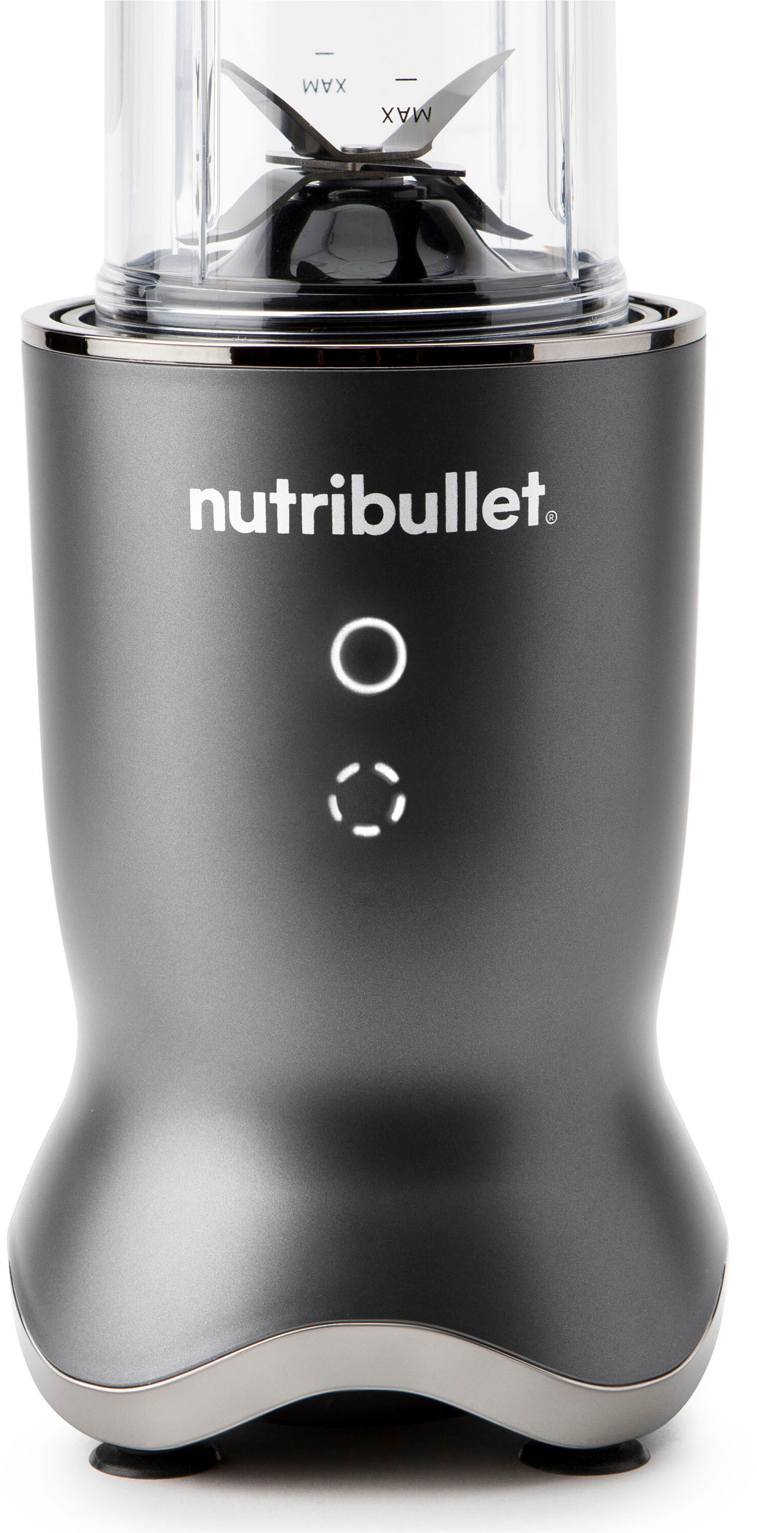 nutribullet Smoothie-Maker Ultra NB1206DGCC - 1200W, 2 Mixbecher (900&700ml), Grau, 1200 W, Beleuchtetes Bedienfeld, leistungsstark und leise, 2 to-go Deckel