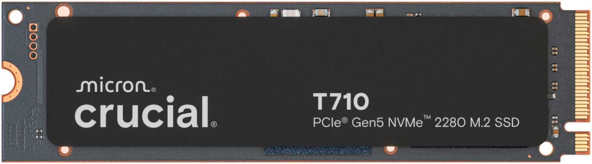 Crucial T710 PCIe Gen5 4TB SSD-Festplatte (4000 GB) 14500 MB/S Lesegeschwindigkeit, 13800 MB/S Schreibgeschwindigkeit