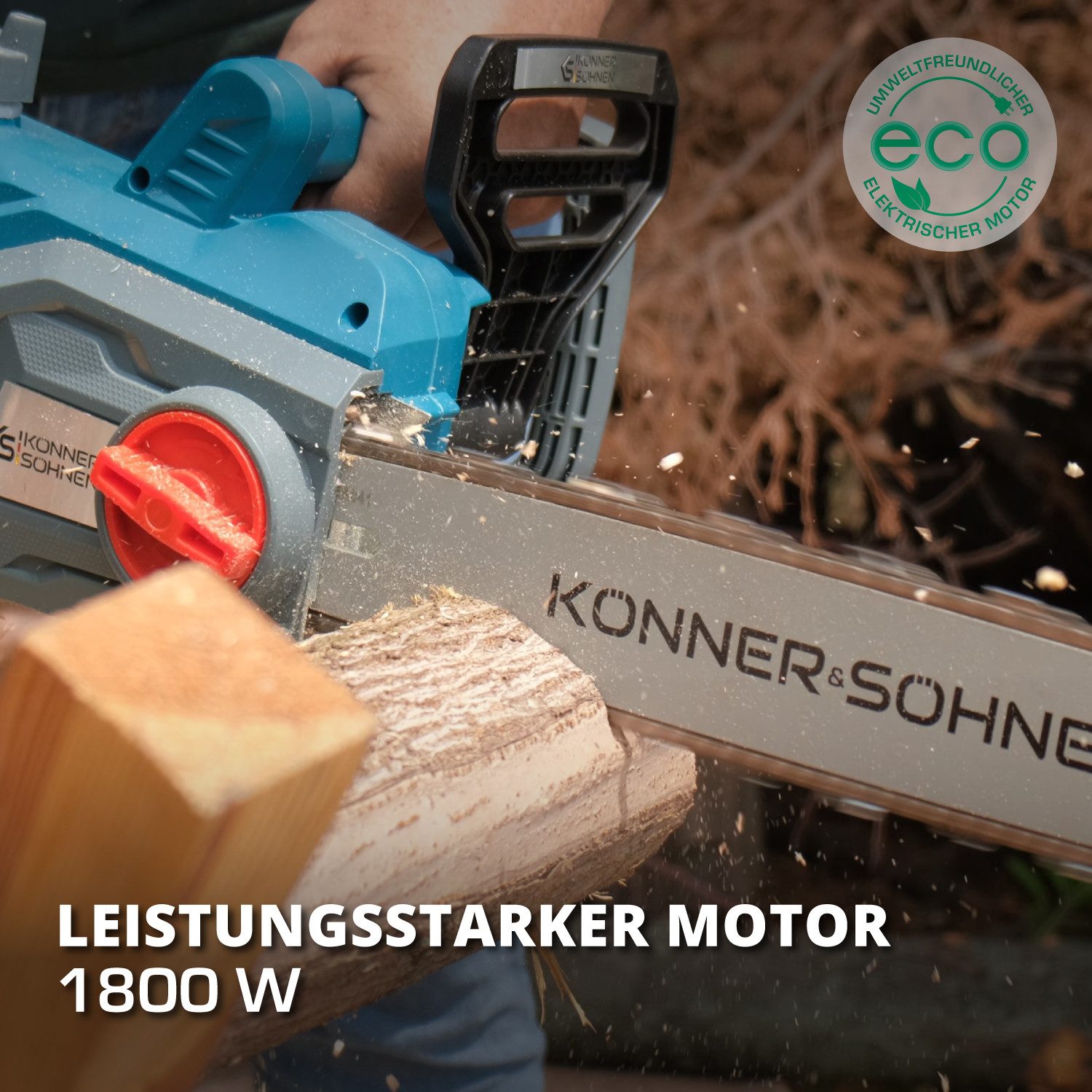 Könner & Söhnen electric chainsaw KS CS1800-14, 1-piece.