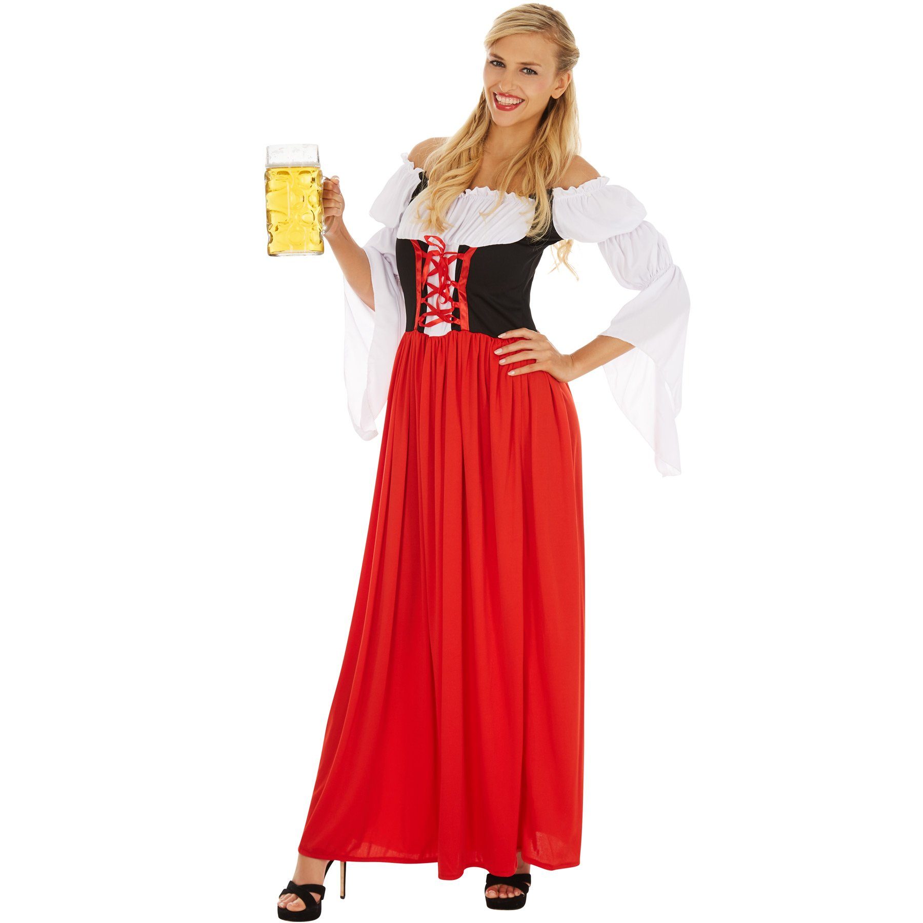 dressforfun Kostüm Frauenkostüm Festdirndl Resi Modell 1, Schönes Dirndl