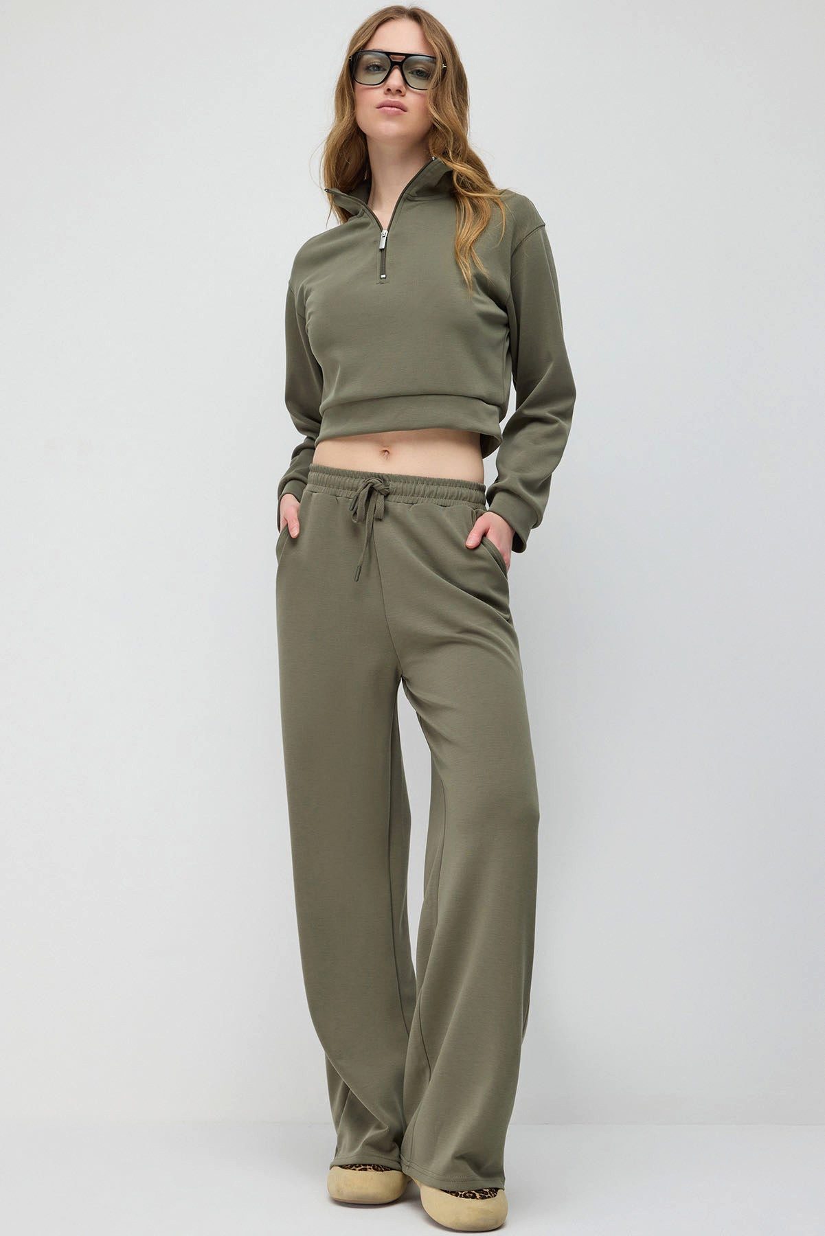 No Matter What Jogginghose Weit geschnittene Jogginghose aus Modal-Stoff.
