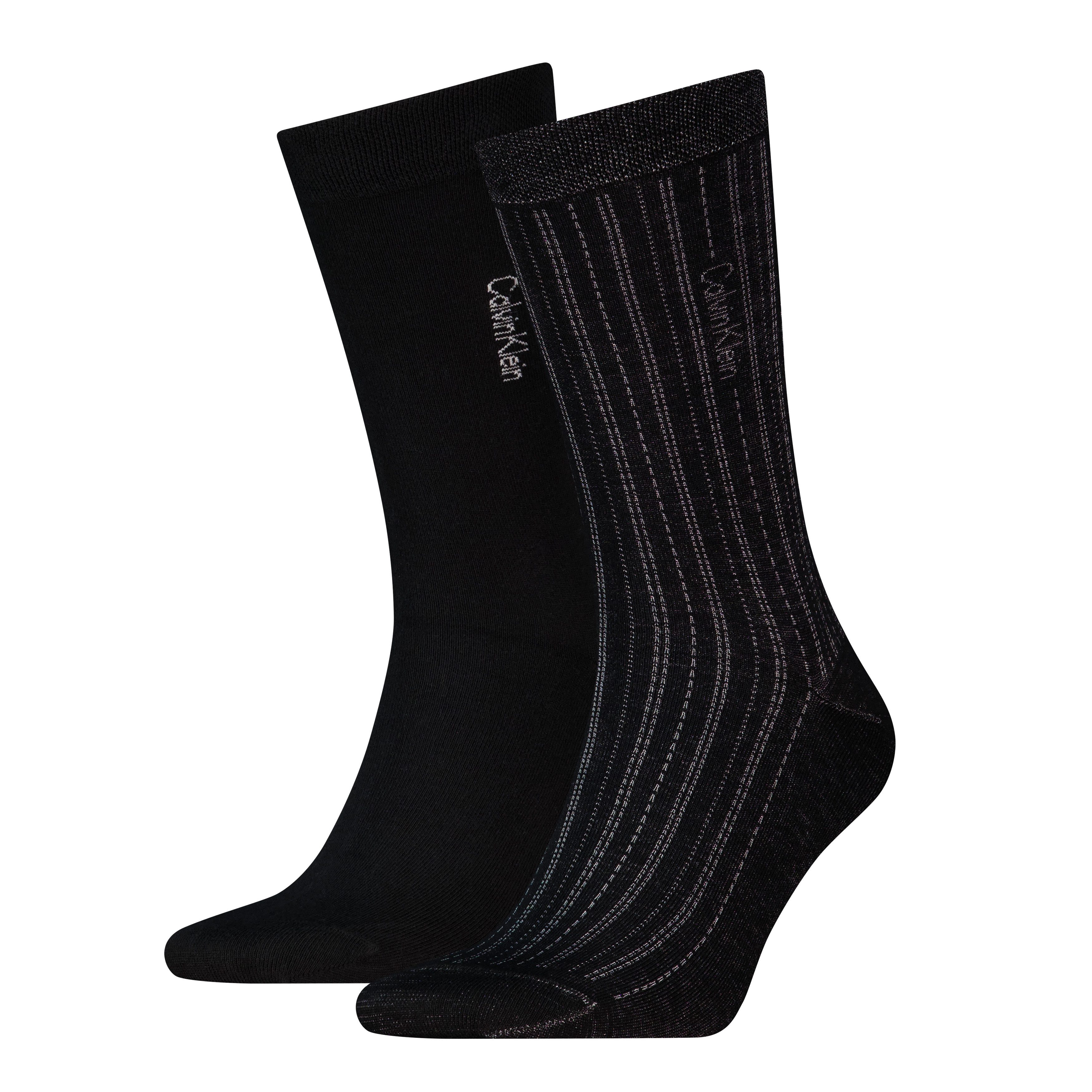 Calvin Klein Socken CK MEN SOCK PATTERN LINES (2 Paar)