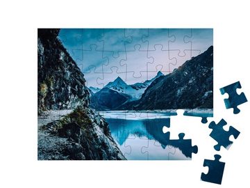 puzzleYOU Puzzle Lagune Parón und der Artesonraju, Peru, 48 Puzzleteile, puzzleYOU-Kollektionen Amerika, Südamerika