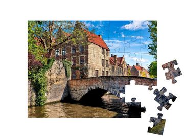 puzzleYOU Puzzle Malerisches Brügge, Belgien, 48 Puzzleteile, puzzleYOU-Kollektionen Belgien