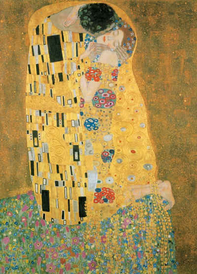 Piatnik Puzzle Klimt - Der Kuss (Puzzle), 1000 Puzzleteile