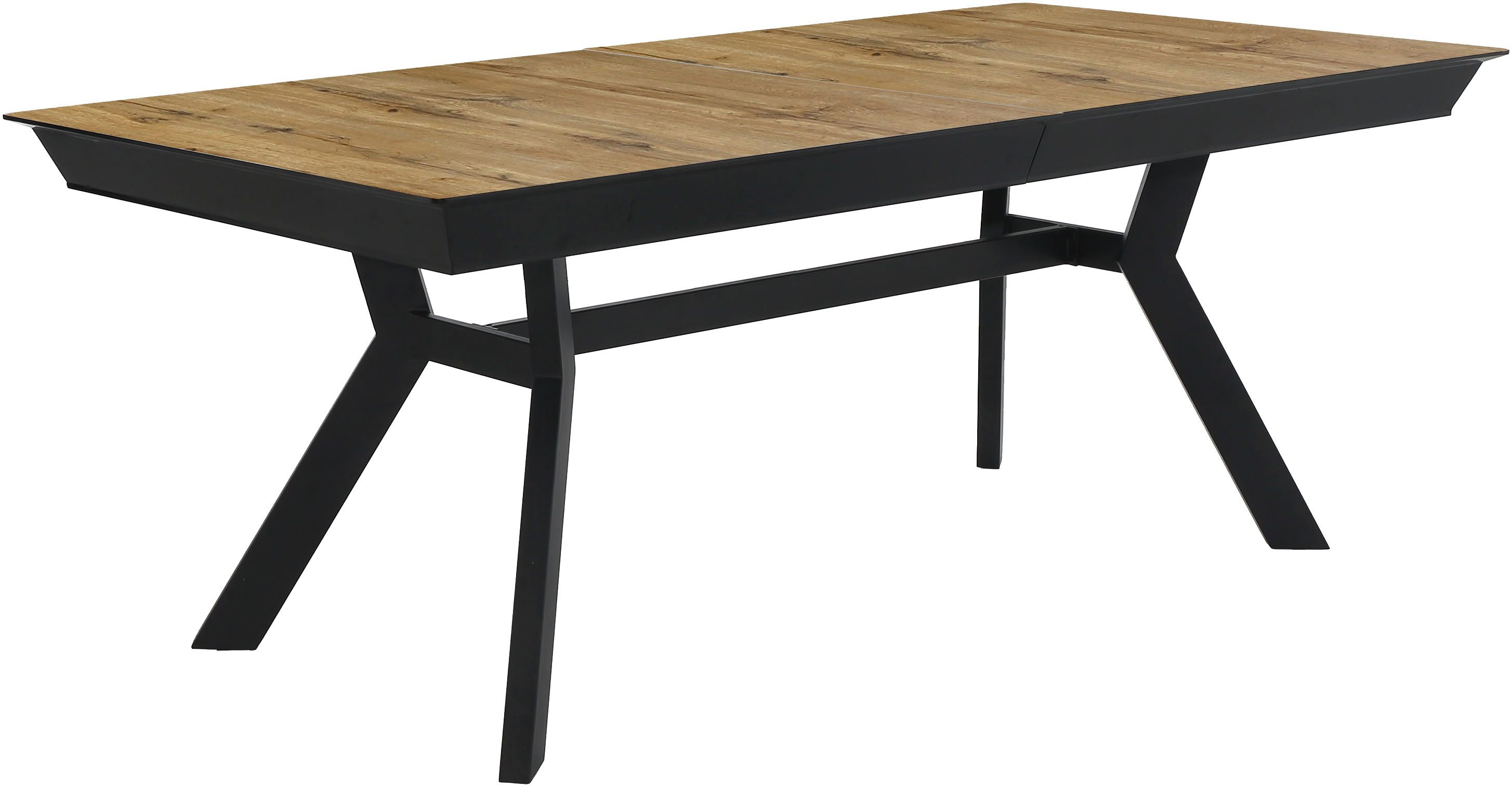 Jockenhöfer Gruppe Esstisch Tyson, 3-fach ausziehbar, Extrabreit (200-320x100cm), Synchronauszug, melaminbeschichtet