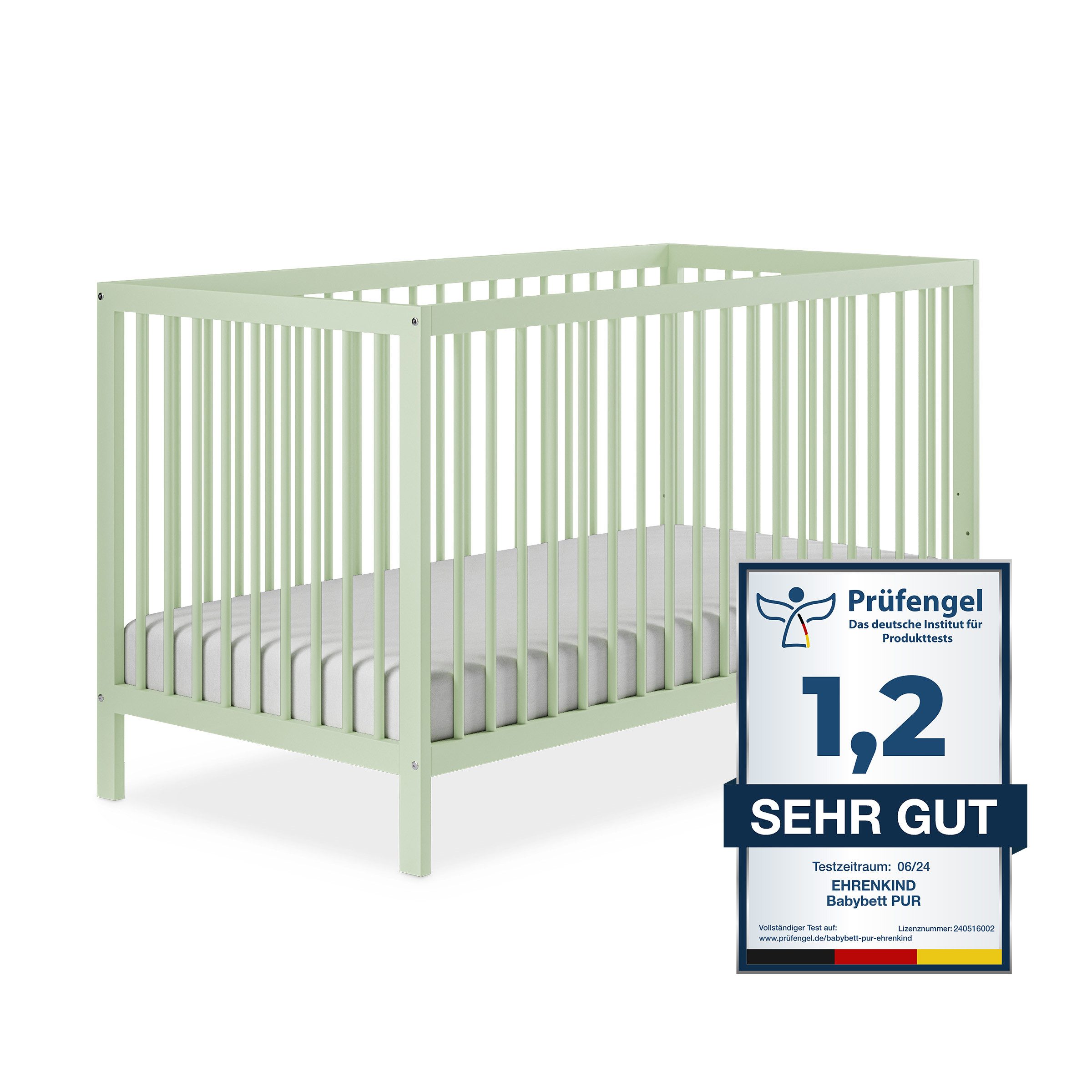 Ehrenkind Babybett PUR inkl. Matratze aus günstig online kaufen