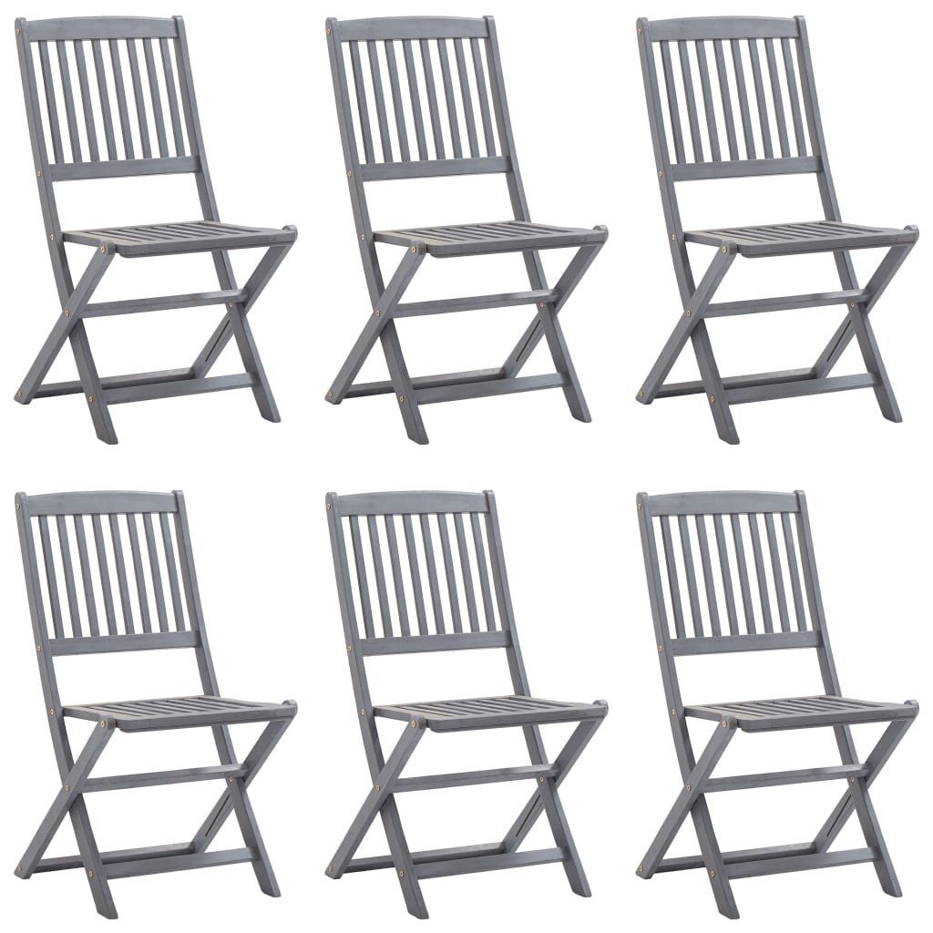 vidaXL Gartenstuhl Klappbare Gartenstühle 6 Stk. günstig online kaufen