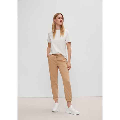 comma casual identity Stoffhose Regular: Jogpants aus Felpa