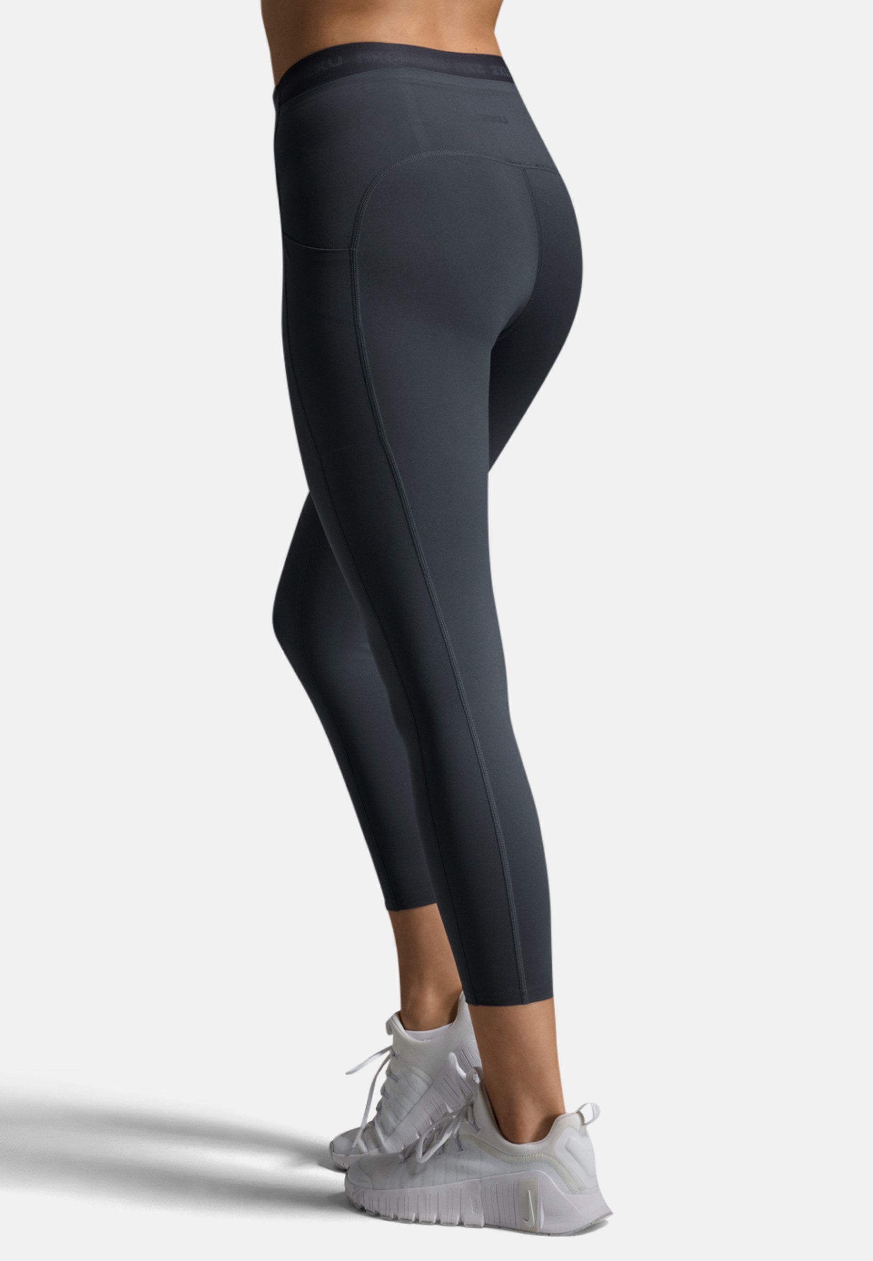 2xU Lauftights Form Stash Hi-Rise Compression 7/8 (1-tlg)