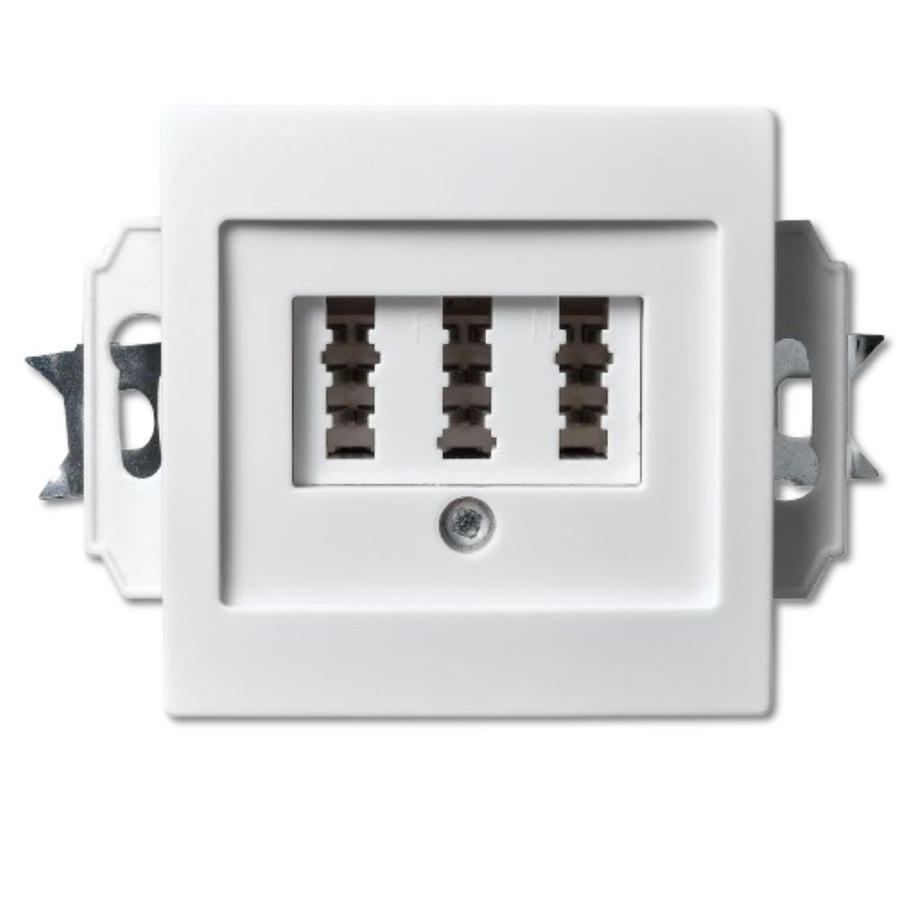 Lichtideen Schalter 7732 Einsatz Dose für Schalter Serie ABELKA und Levina RJ45 und RJ11 (Taster, Schalter, Anennendose, Steckdose mit USB lieferbar)