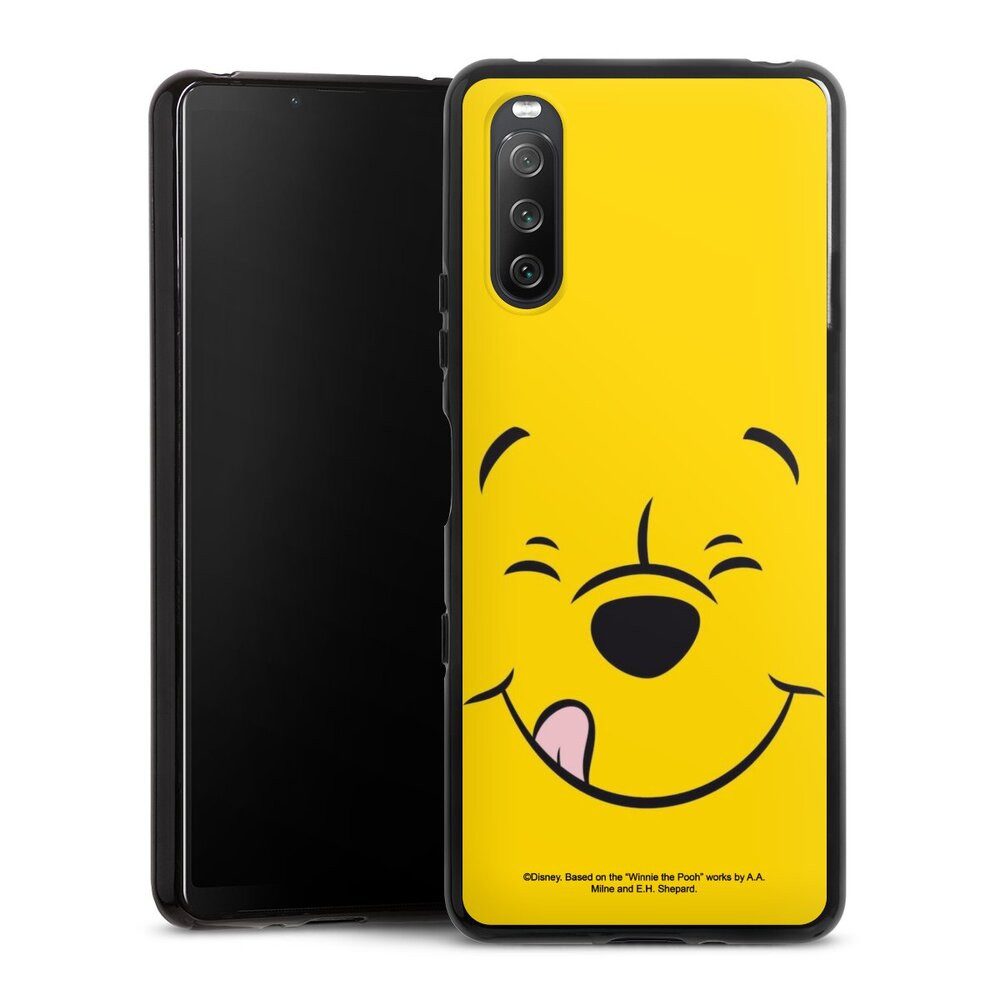 DeinDesign Handyhülle Winnie Puuh Offizielles Lizenzprodukt Disney Puuh Closeup, Sony Xperia 10 III Silikon Hülle Bumper Case Handy Schutzhülle