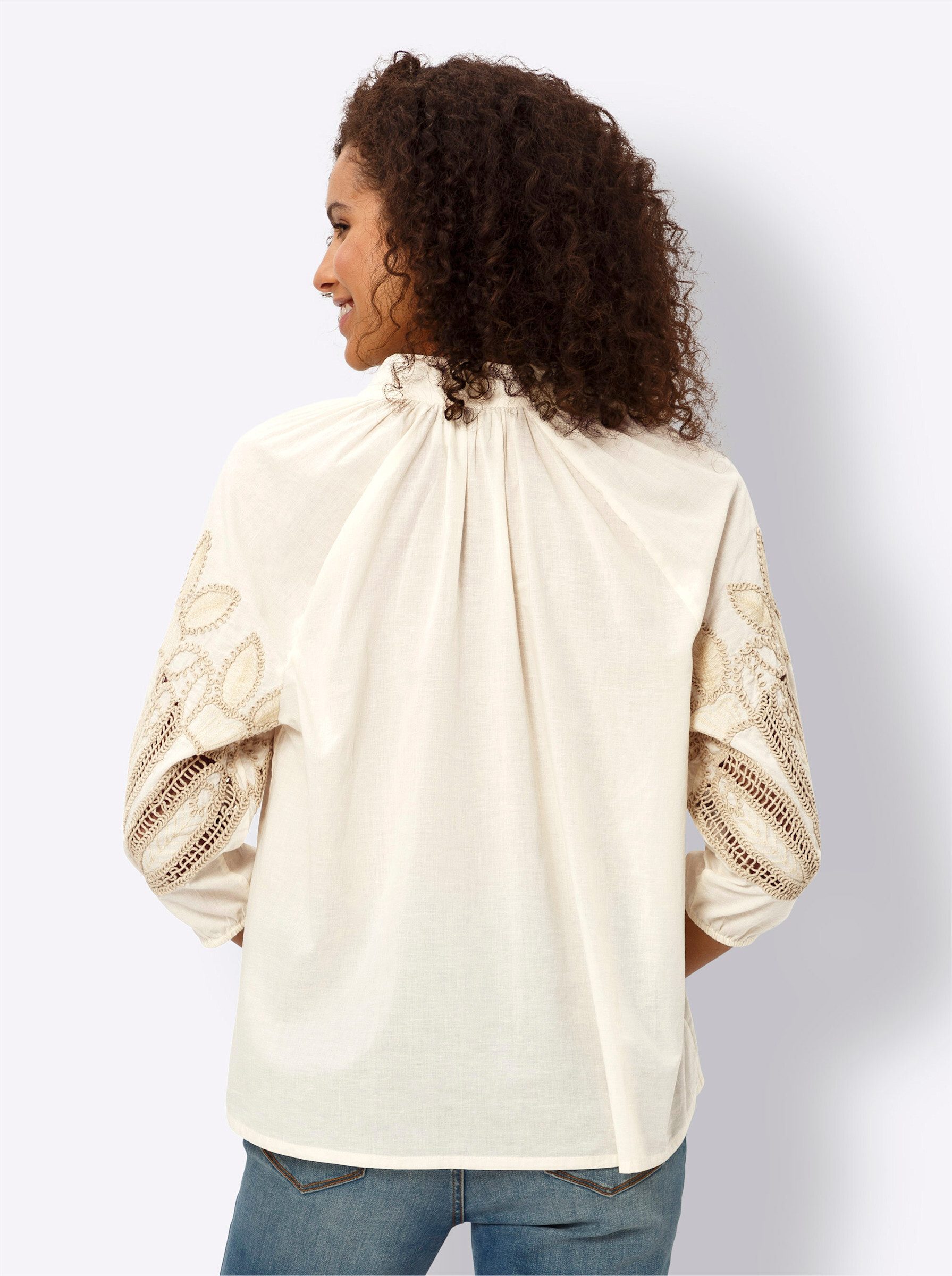 heine Klassische Bluse Baumwollbluse günstig online kaufen