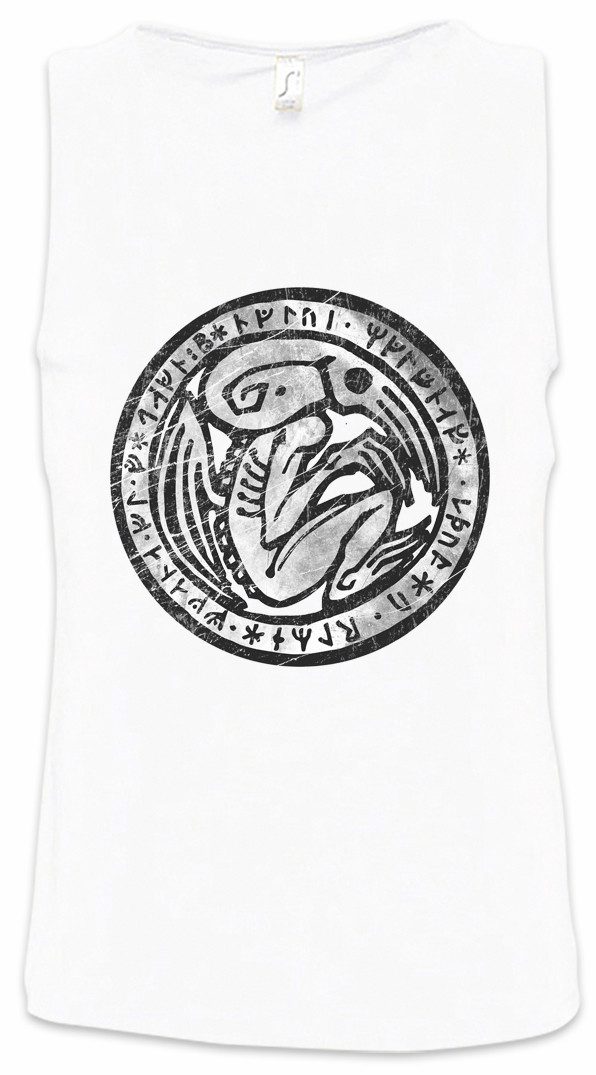 Tanktop Cthulhu Patch Ärmelloses T-Shirt Horror Arkham H. P. Lovecraft