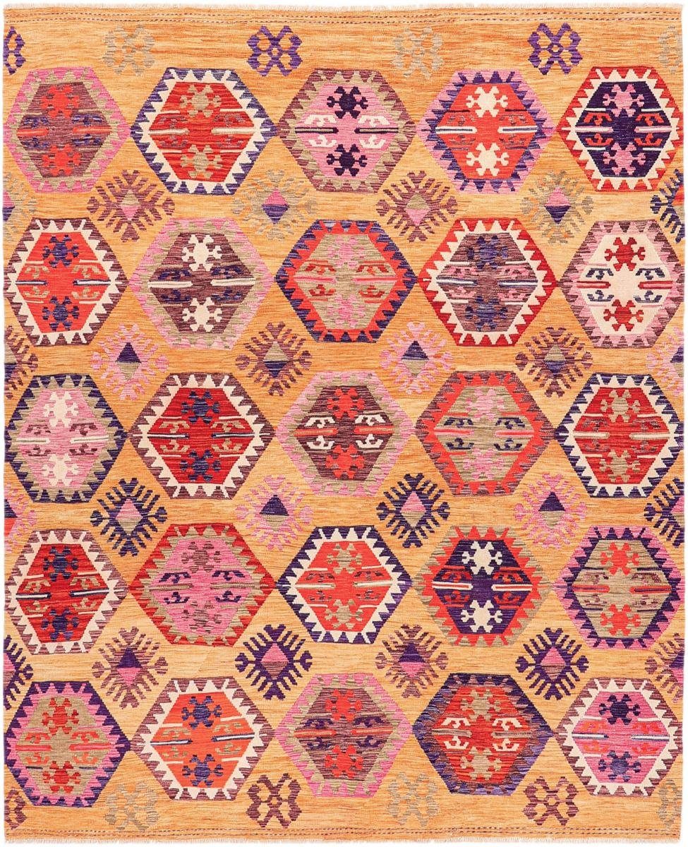 Orientteppich Kelim Afghan Heritage 248x300 Handgewebter Moderner Orientteppich, Nain Trading, rechteckig, Höhe: 3 mm