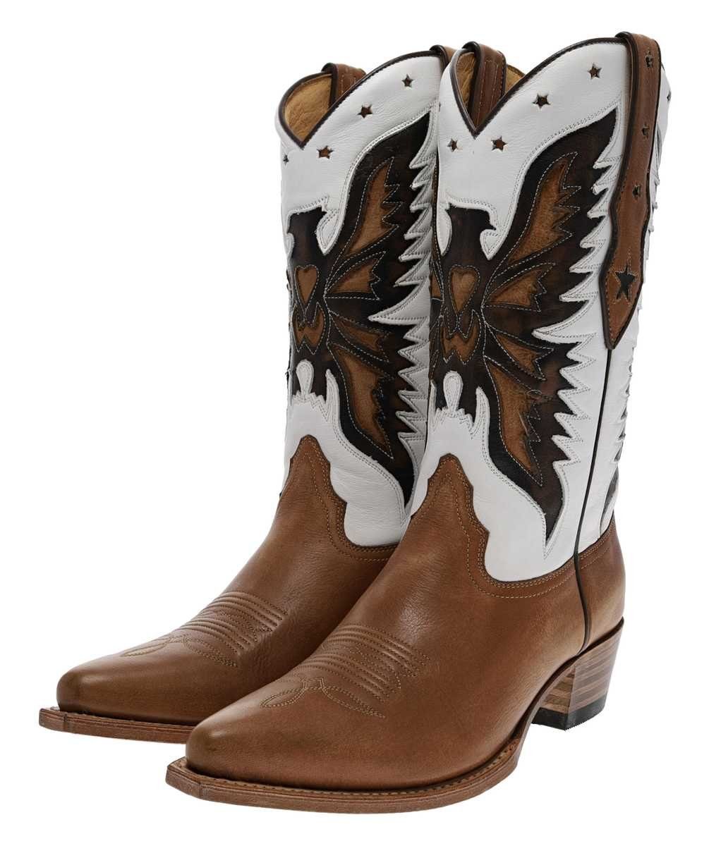 Sendra Boots 5514 ROSMY Braun Weiss günstig online kaufen