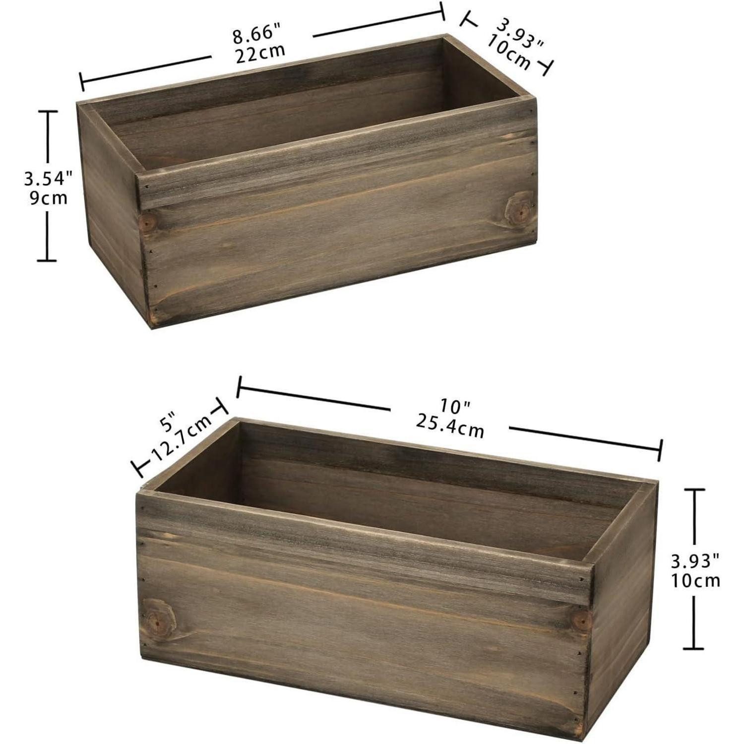 Oairse Blumentopf Blumentopf Set Echtholz Natürlich günstig online kaufen