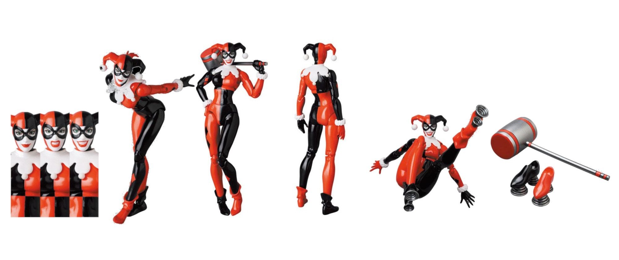 Medicom Actionfigur Batman Hush MAFEX Harley Quinn 15 cm Actionfigur