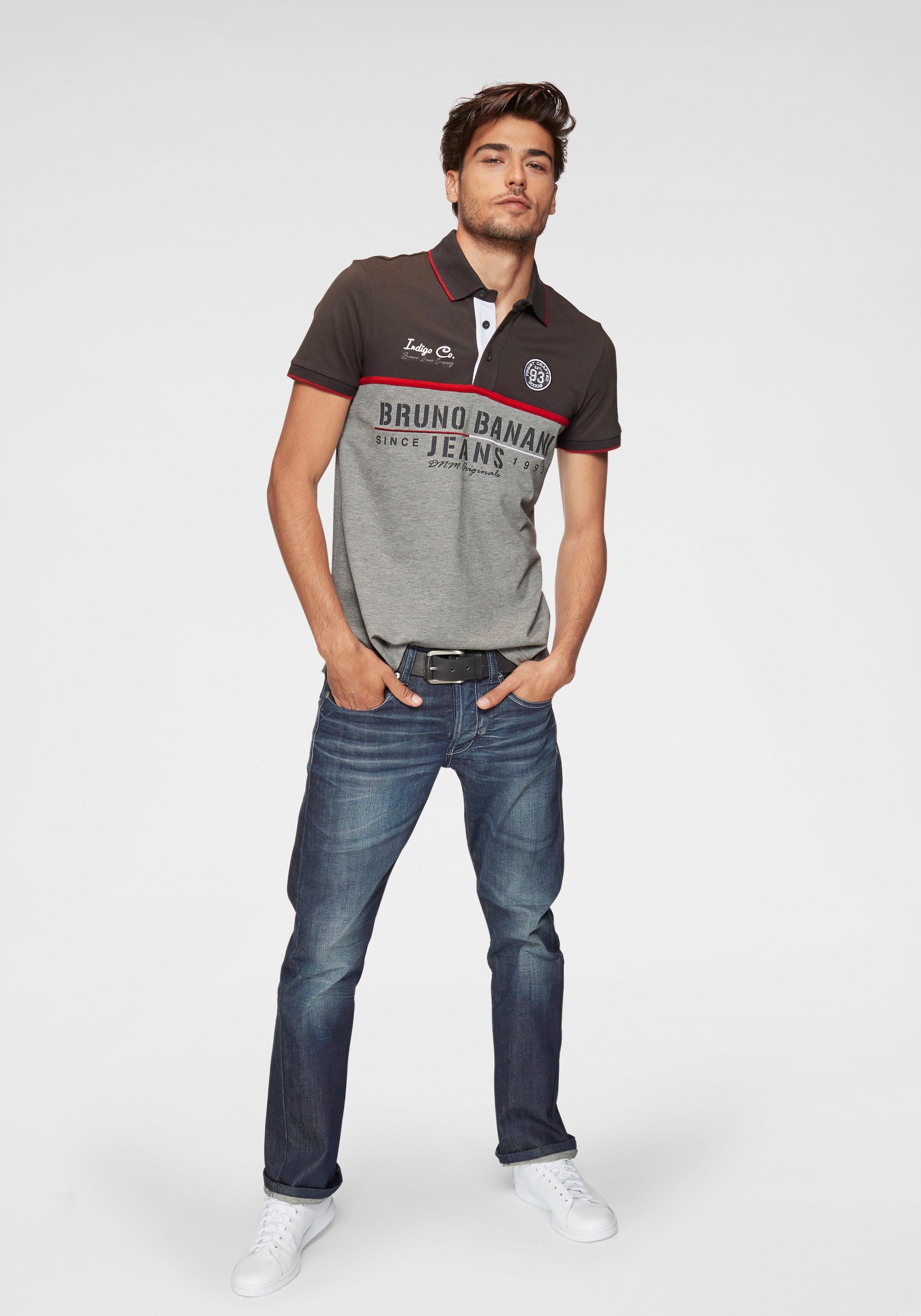 Bruno Banani Poloshirt Kurzarm, körpernahe Passform, mit Polokragen