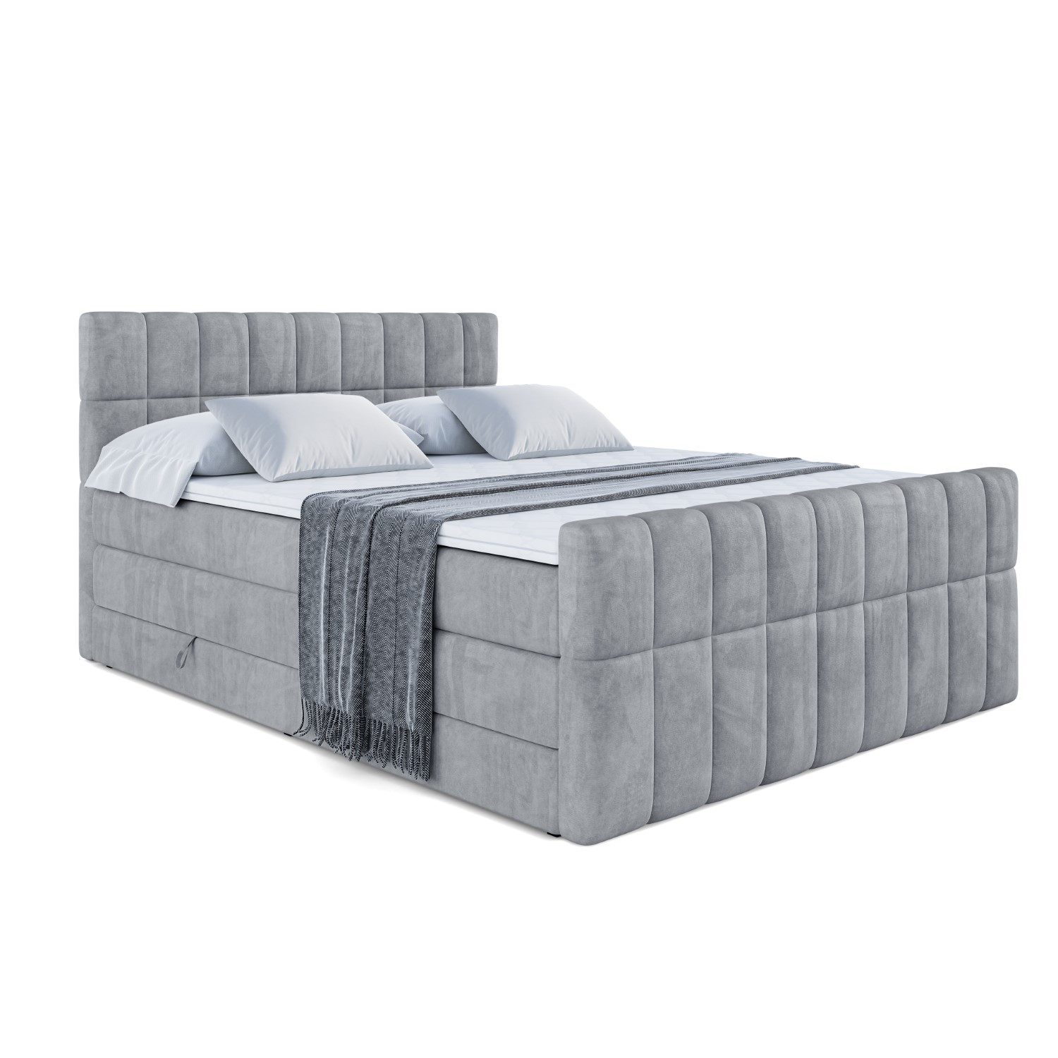 ALTDECOR Boxspringbett MIAMI-Z KING (Multipocket-Matratze H4, H3 Matratze B günstig online kaufen