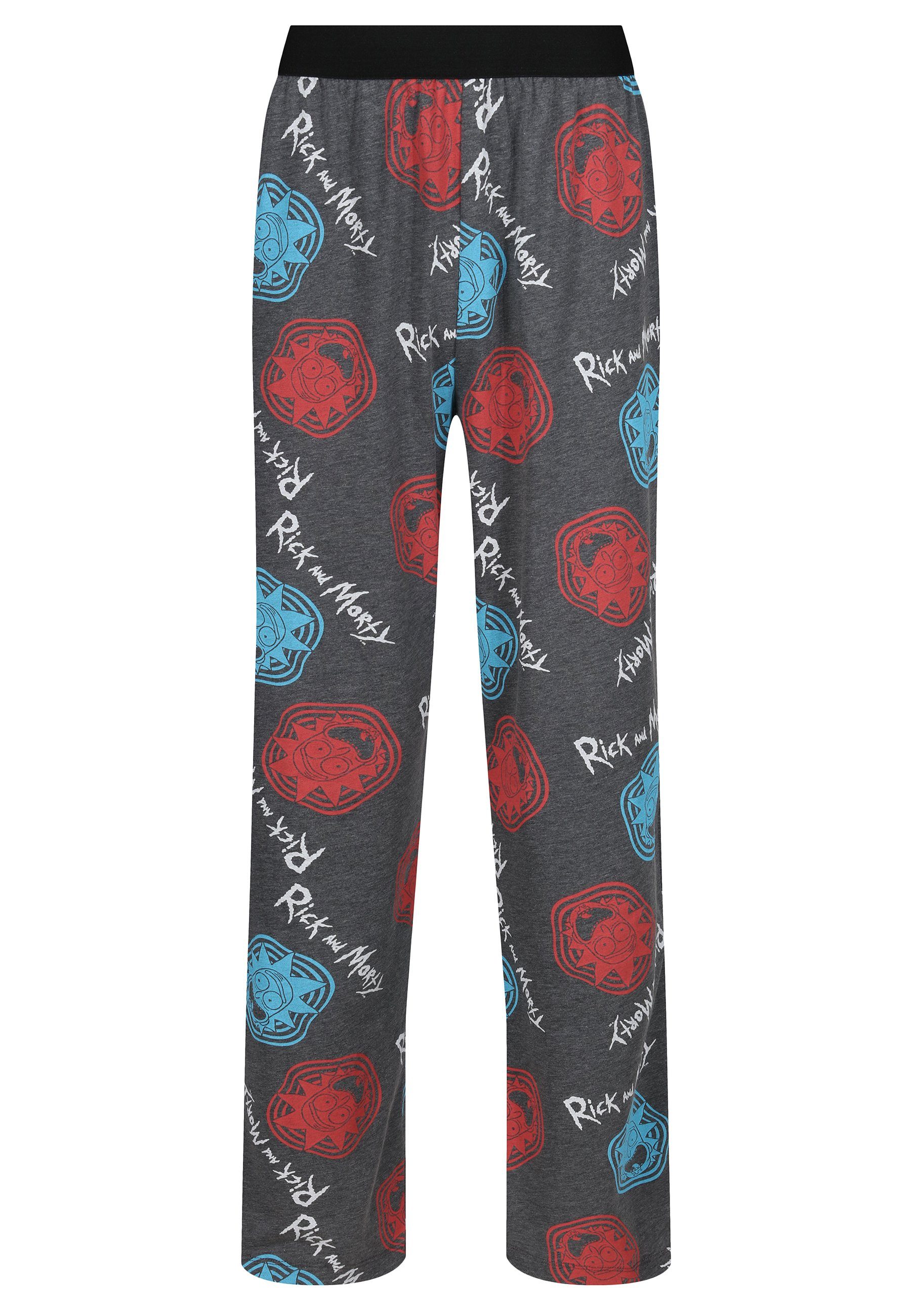 Recovered Loungepants Lounge Pant - Rick and Morty - Red and Blue